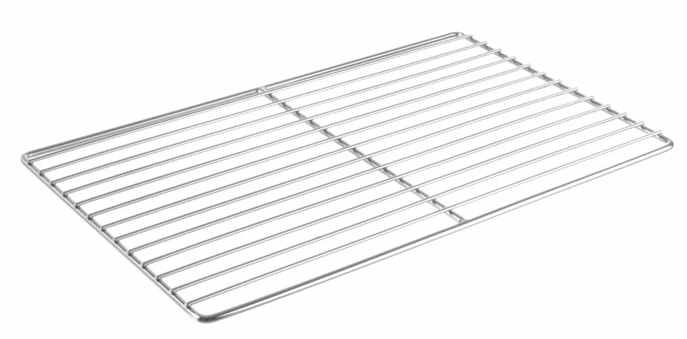 HENDI Rejilla de horno horizontal, adecuada para uso en hornos, panadería, rejilla de horno, parrilla, parrilla, parrilla de restauración, óxido, GN1/1, 530 x 325 mm, acero inoxidable