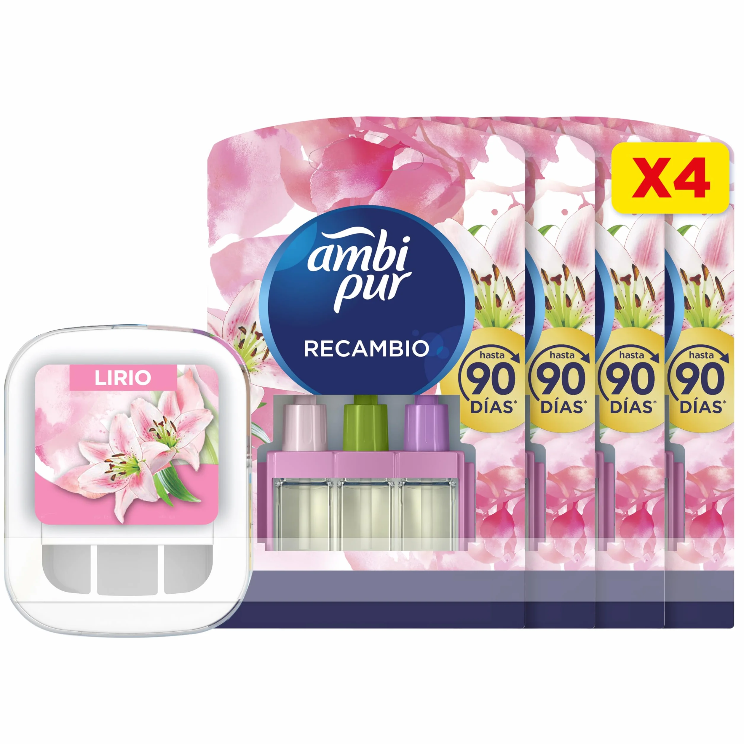Ambi Pur 3VOLUTION Aparato recambios Aroma Brisa De Lirio 80ml