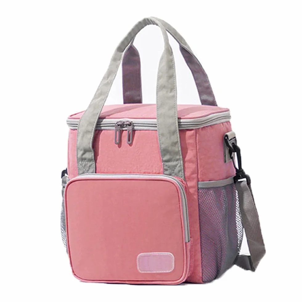 Bolsa Termica Porta Alimentos Bolsa Comida Trabajo con Capa de Papel de Aluminio Aislante Fácil de Limpiar Adecuado para Picnics Trabajo Escuela