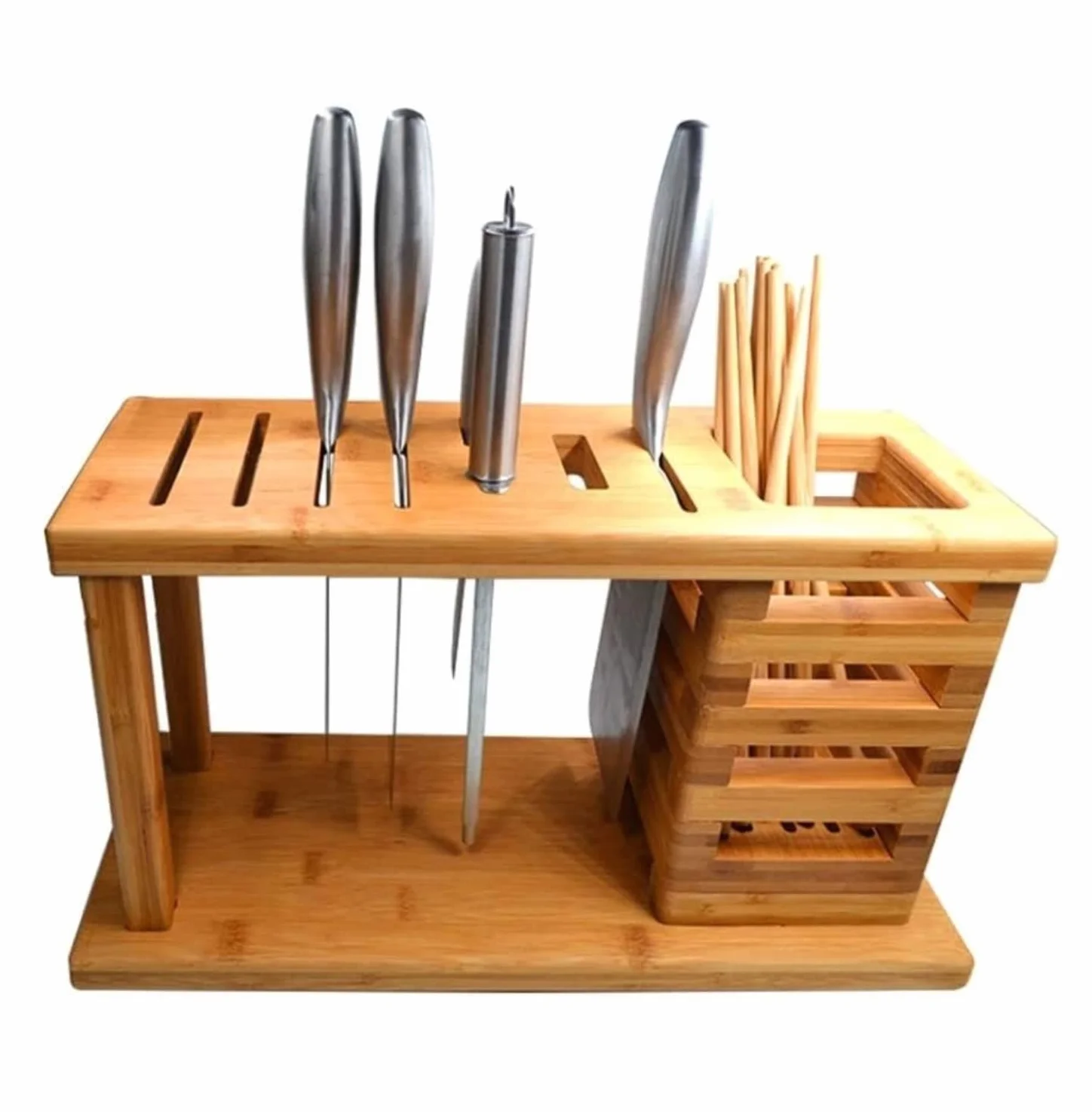 Bloque Cuchillos Cocina Estante Multifunción para Cuchillos, Estantería De Drenaje, Estante para Cuchillos De Cocina, Soporte De Bloque, Herramientas De Soporte