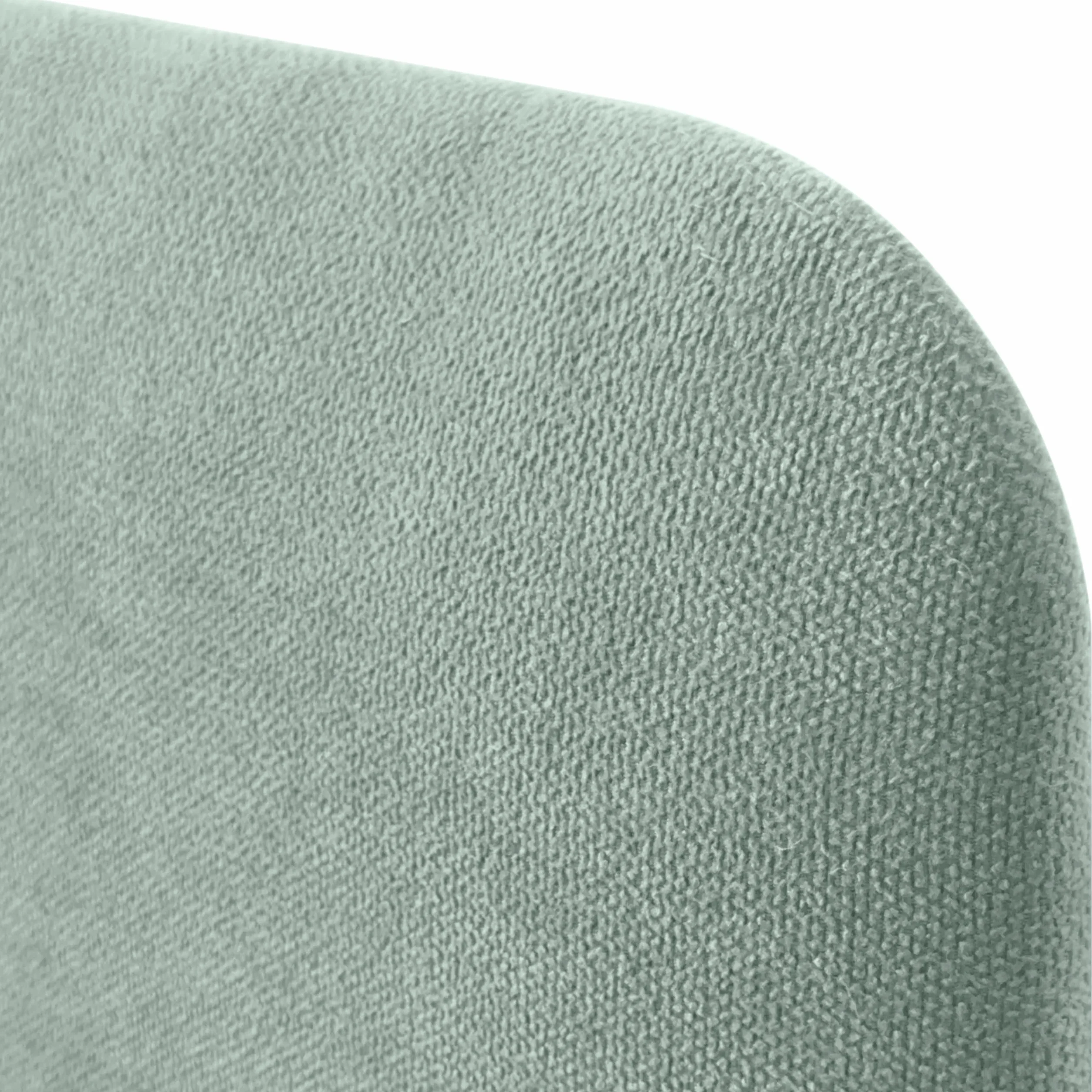 DHOME Cabecero Tapizado Liso Curvo Tela Aqualine 70cm Altura con Patas para Pared Acústicos Cabeceros Absorbentes Cabezal Cama Dormitorio (Verde Agua, 160cm)