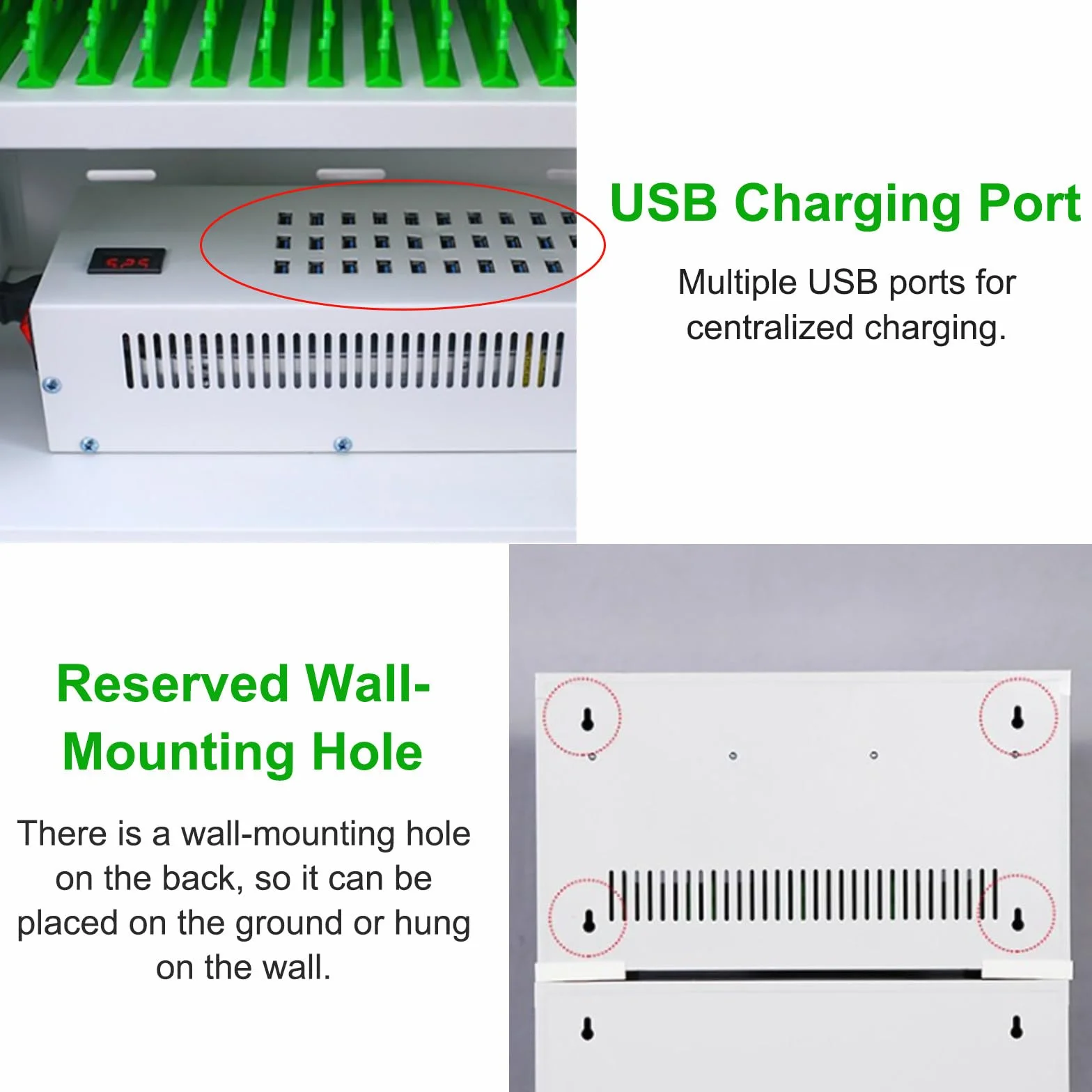 Estación de Carga for teléfonos gabinete de Carga móvil con Cerradura y Ruedas universales Carrito de Carga multidispositivo for bibliotecas de oficinas y universidades(60slots)
