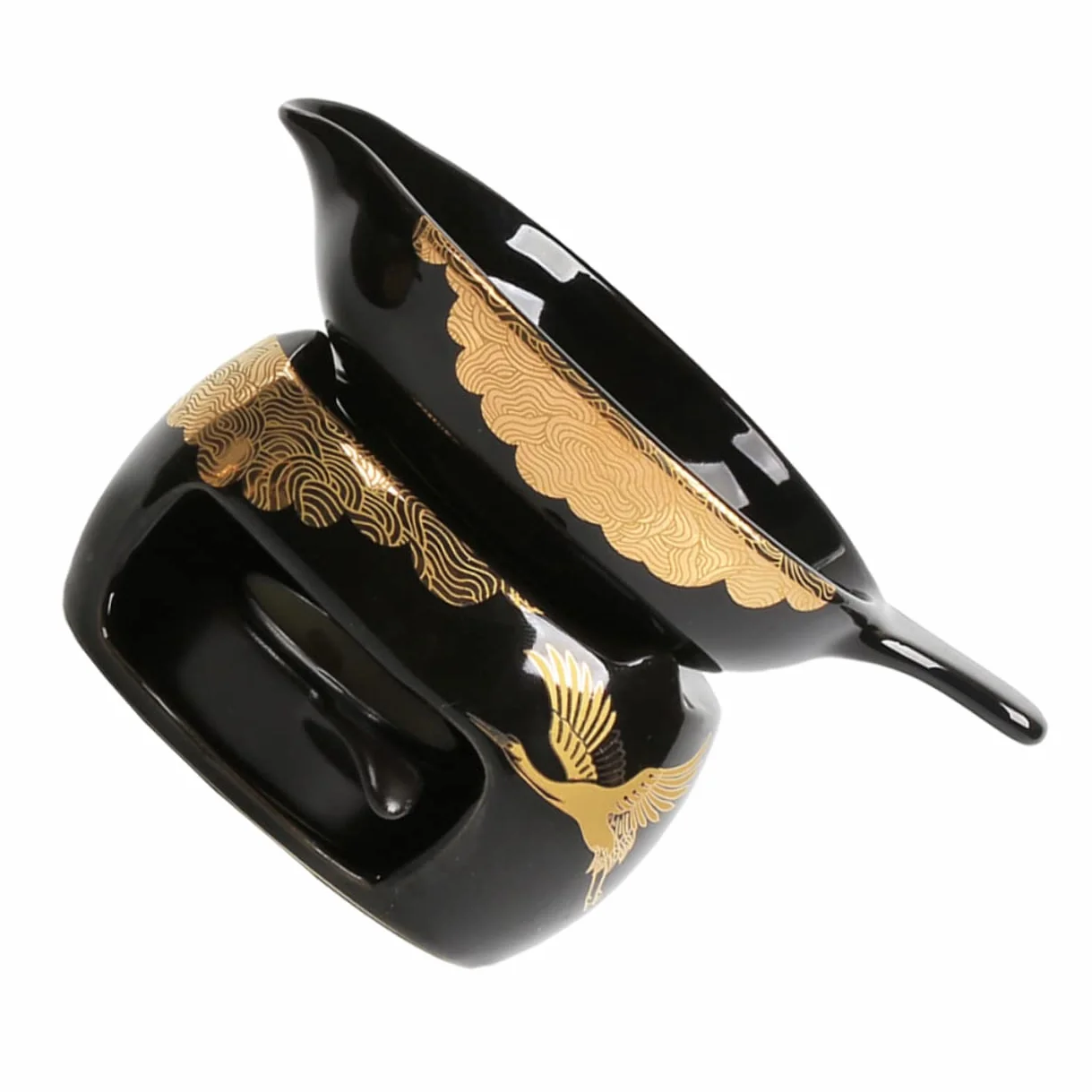 Tostador de Té Mini de Cerámica Negro, 1 Juego para Hogar | Despertador Único, Pieza Decorativa de Sobremesa, Horno de Té para Infusión