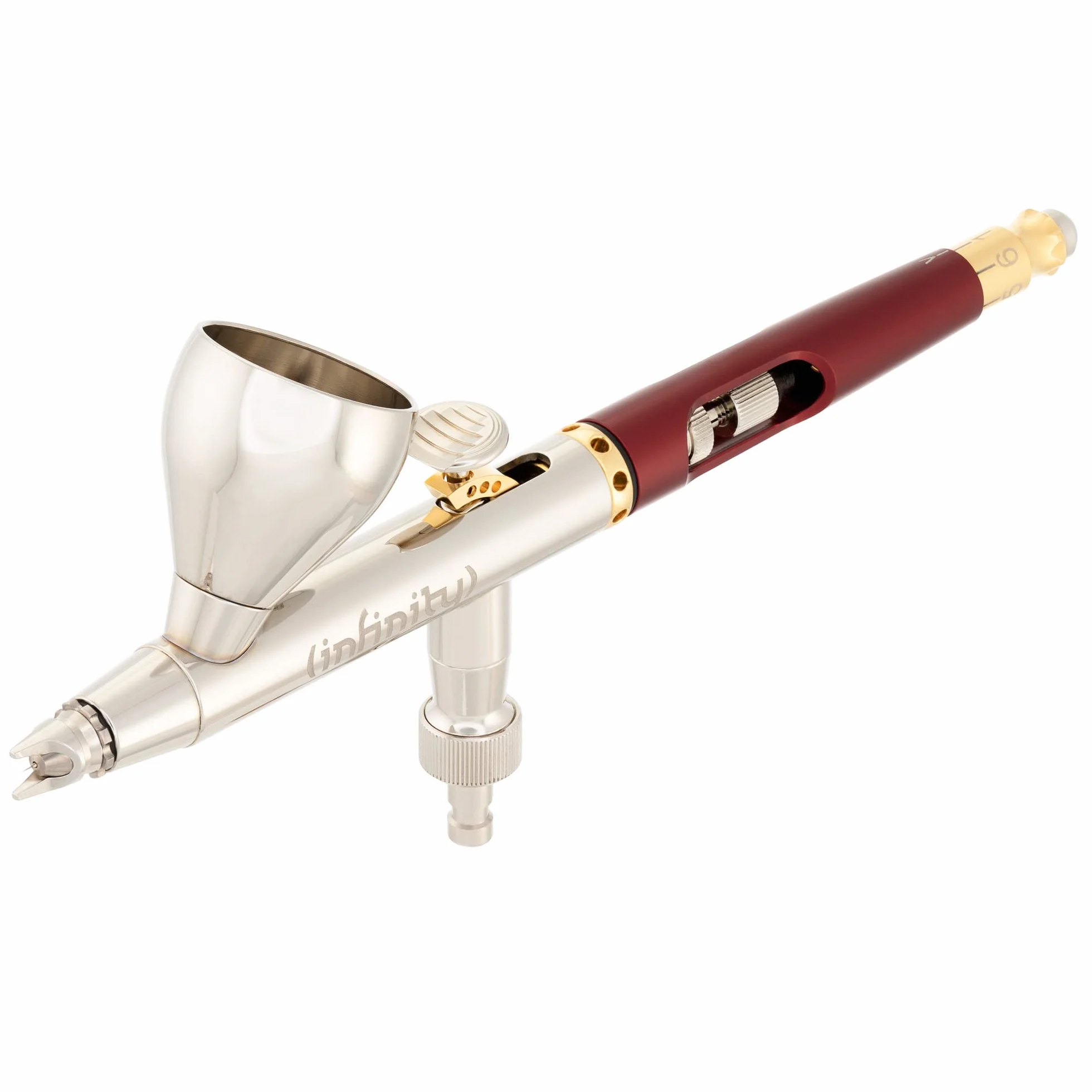 Harder & Steenbeck Infinity 2 en 1 Airbrush Set 0,15/0,4 mm diseño de Pintura en Aerosol, pequeño, Multicolor