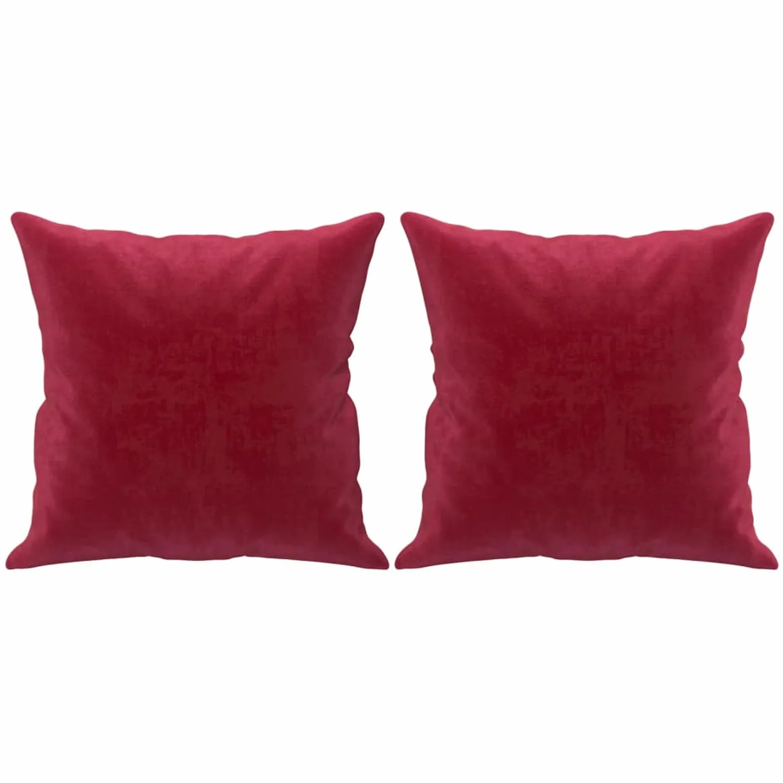 ARKEM Cojines Decorativos 2 uds Terciopelo Rojo Tinto 40x40 cm Cojines Salon Navidad DecoracióN Casa