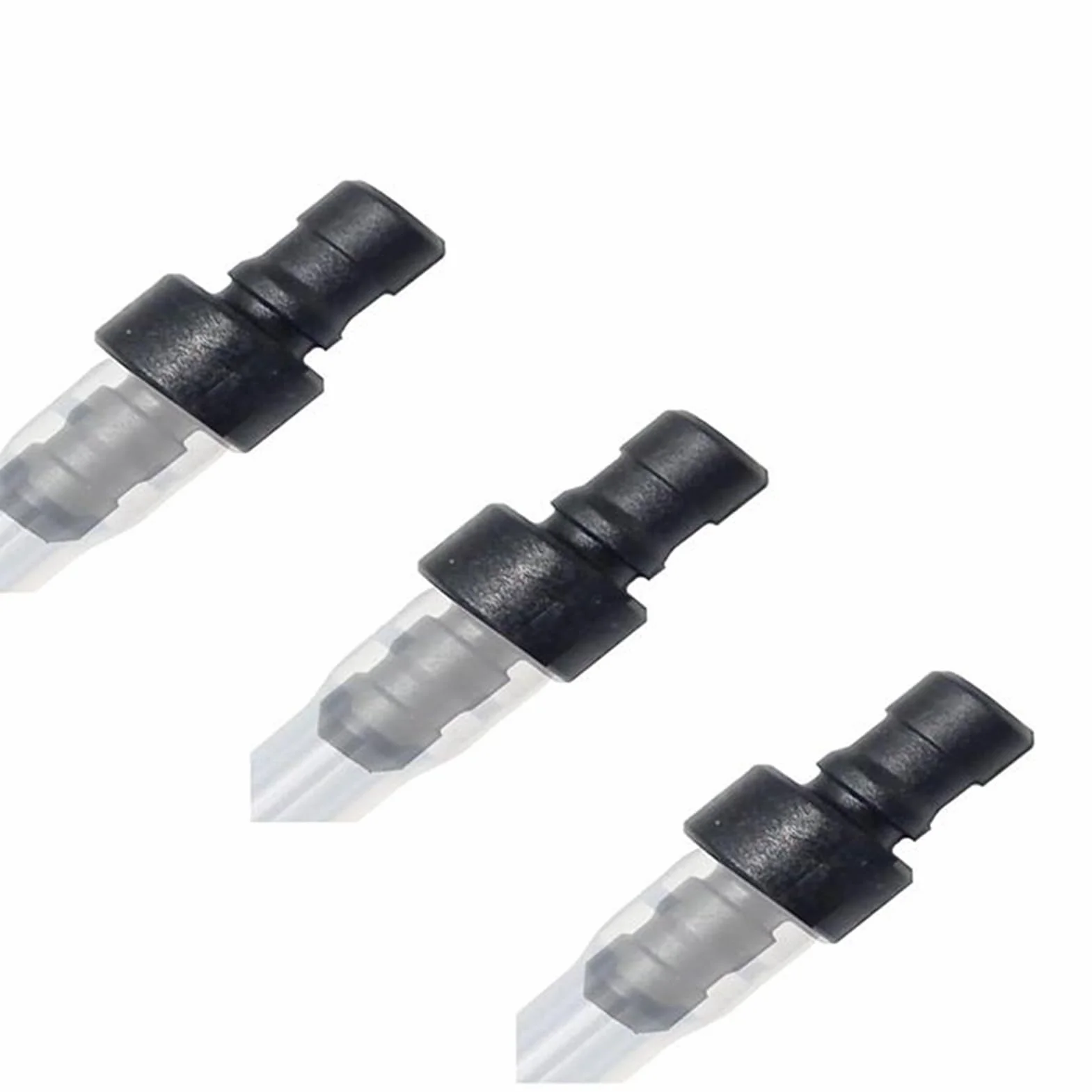 Tubo de leche para café Kit de 6 piezas tubos espumadores 3 conectores máquina de café