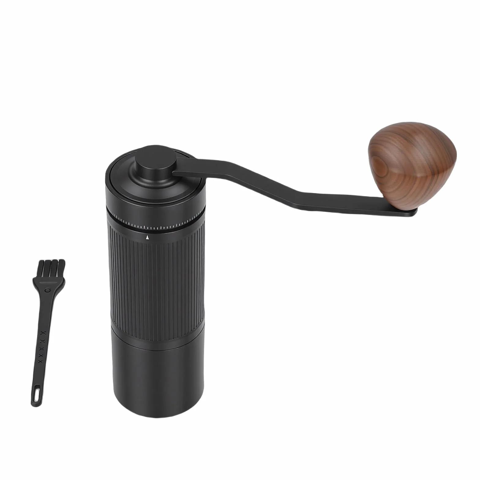 Molinillo de café Manual, 49 Ajustes Regulables con Cuerpo de Aleación de Aluminio Aeronáutico y Muelas de Acero Inoxidable; Molinillo Portátil de Mano para Granos de café, Ideal