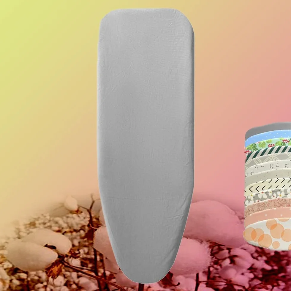 Cubre Tablas, Funda for Tabla de Planchar Reflectante de Calor de 13 x 36 Pulgadas, Acolchado for Planchar de fácil Ajuste(Grey)