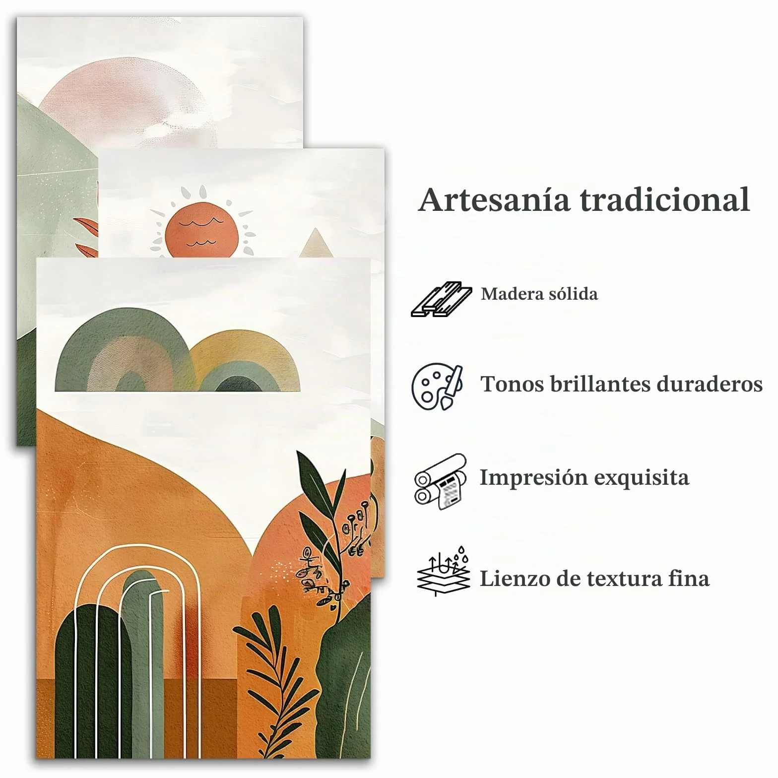 MHARTK66 Artística Spain Cuadros Decoracion Salon Moderno 50x70 cm | impresión hd detallada, fácil de colgar, instalación rápida, utilizable en distintos ambientes, una buena opción de regalo
