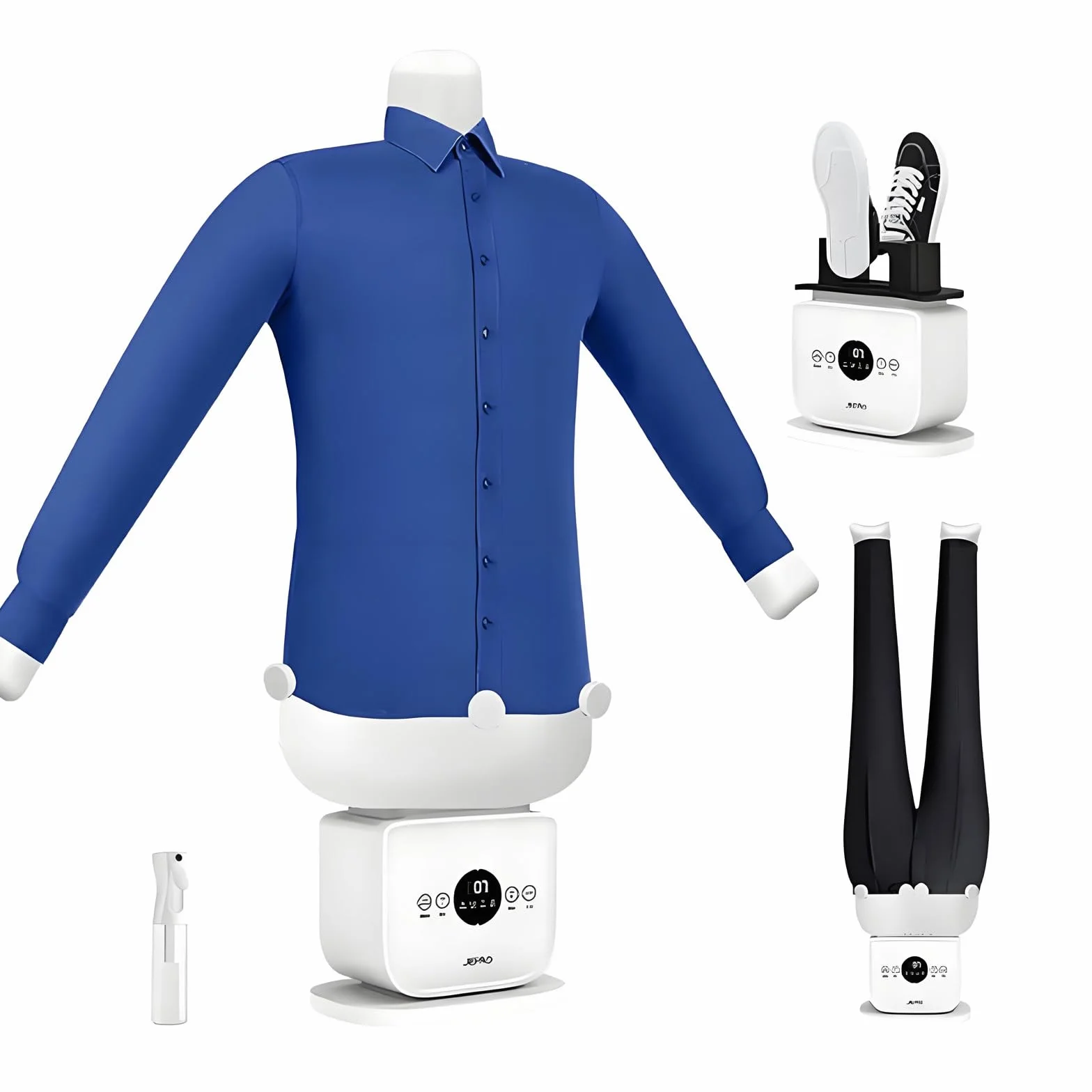 Planchador de Camisas y Maniqui Planchado con Cuidado Suave de Telas y Diseño Compacto para Planchar Camisas Pantalones y Calzado para Familias Modernas CombinationA