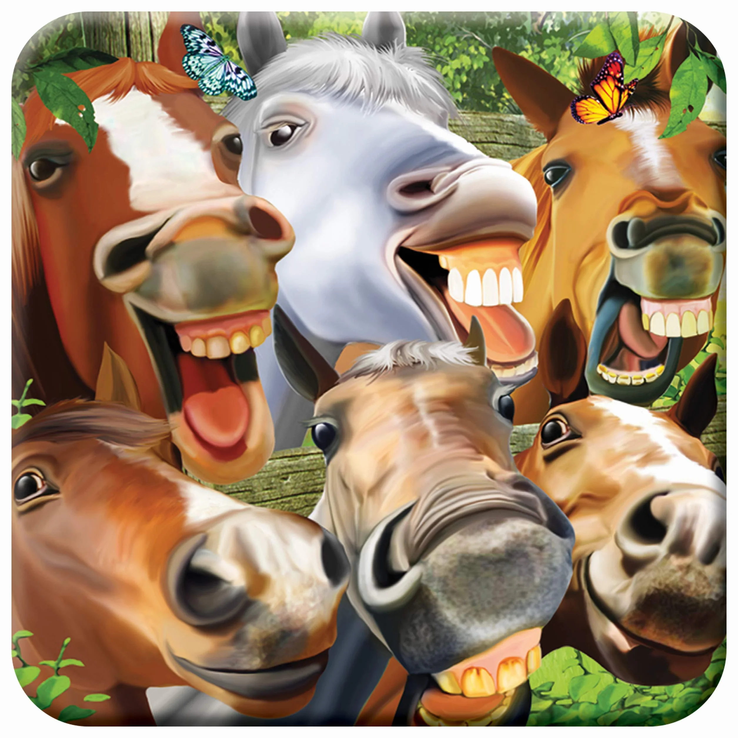 Deluxebase 3D LiveLife Posavasos de Corcho Caballo Michael Searle