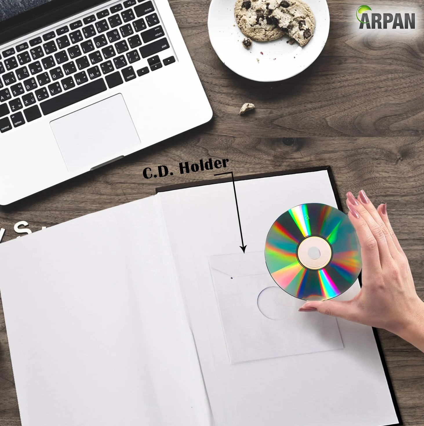 ARPAN - Álbum de Notas para Fotos de 300 x 4 x 6 Pulgadas, Color Negro (66 x 10 x 44 cm)
