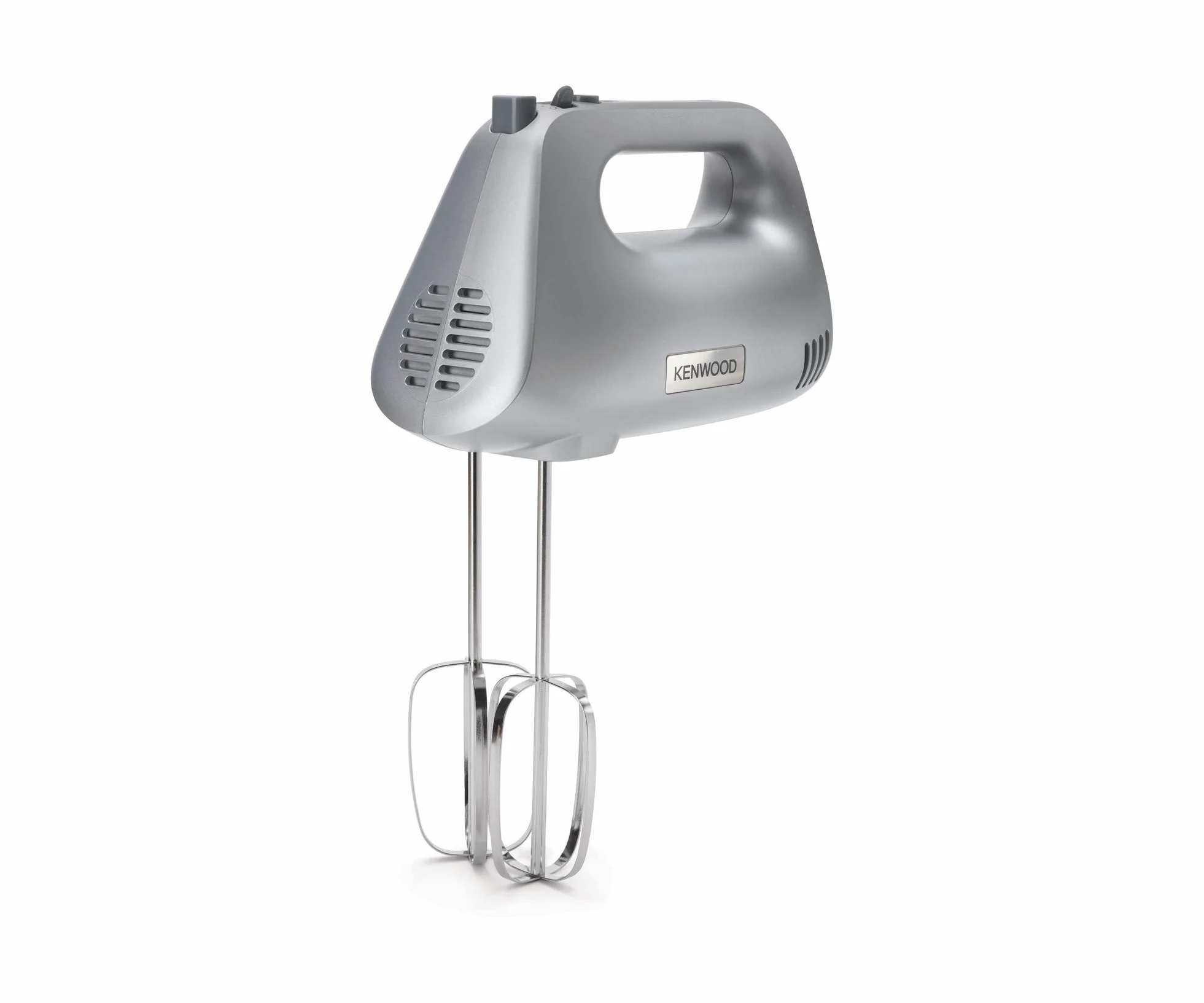 Kenwood HMP30.A0SI - Batidora eléctrica, práctica y potente, fácil de usar, 5 velocidades + pulso, incluye 2 ganchos y 2 batidores, botón de liberación de ganchos/batidores, potencia 450 W, plástico,