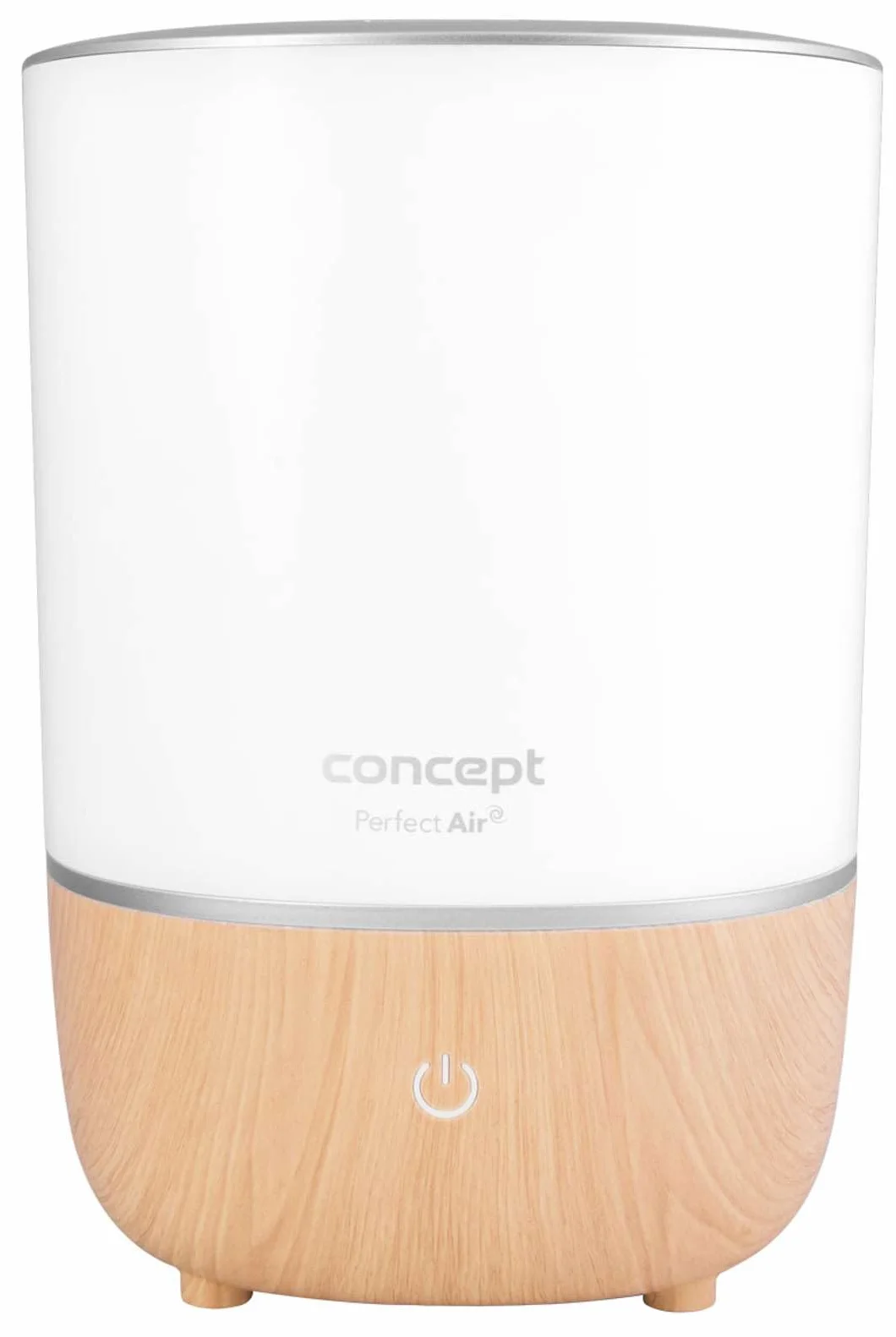 Concept Hausgeräte ZV1200 Perfect Air Humidificador de aromaterapia, 4 litros, 3 niveles de intensidad de vapor, adecuado para habitaciones de hasta 30 m2 (blanco)