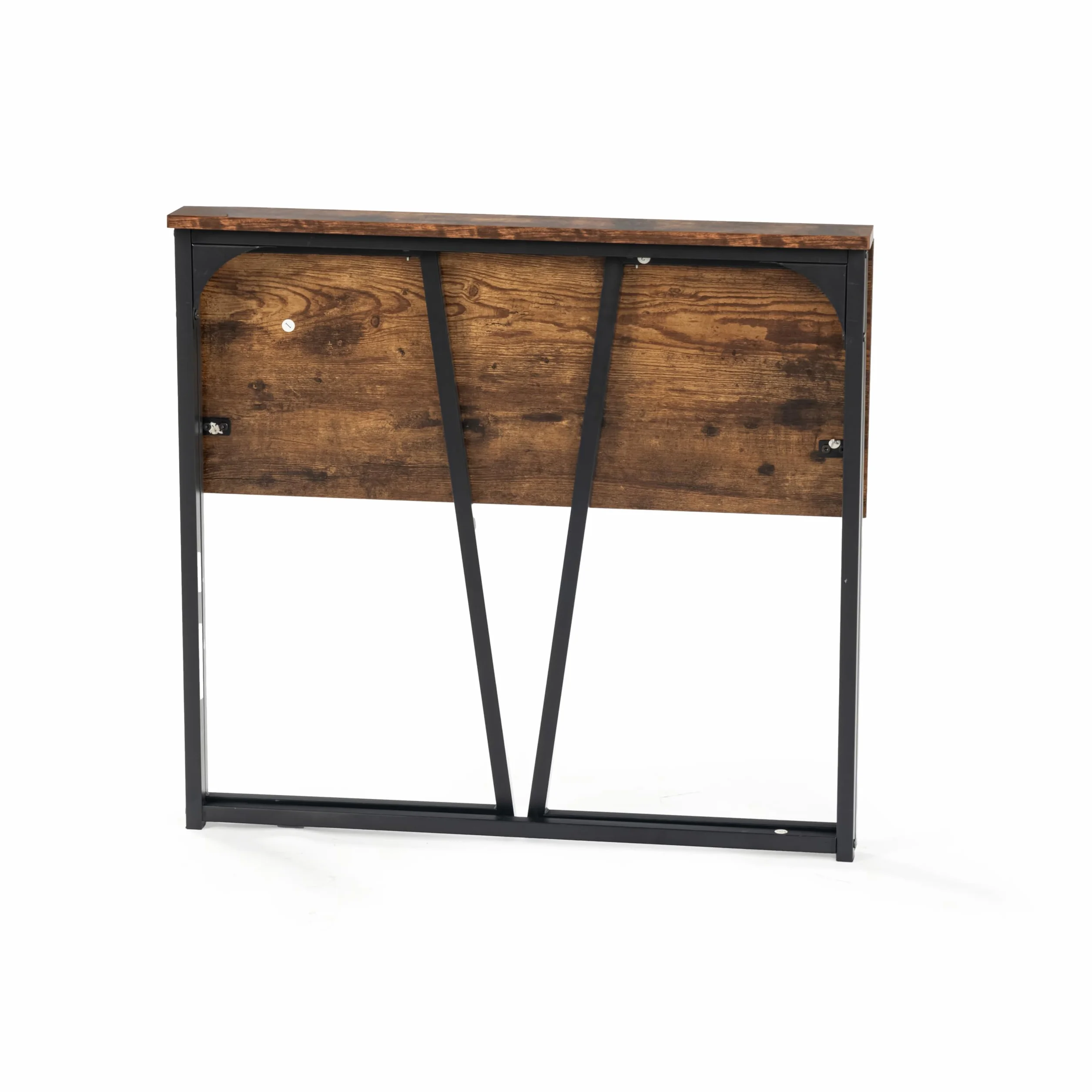 FurnitureR - Mesa Plegable Multiusos para Ocio Creativo, Superficie de Madera con Estante Elevado, Ideal para Dibujo, Artista, Ocio Creativo, fácil de Mover, 80 x 40 x 74 cm
