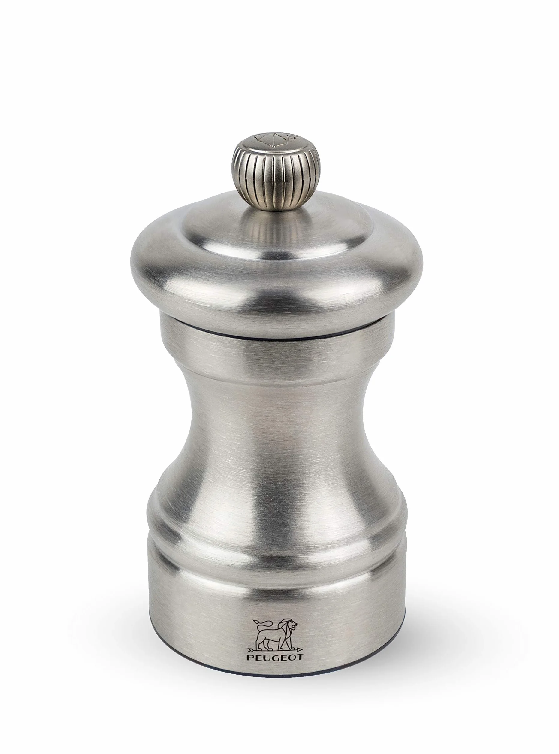 Peugeot 33040 Bistro Chef Molinillo de sal, acero inoxidable, Plata, 5 x 5 x 10 cm