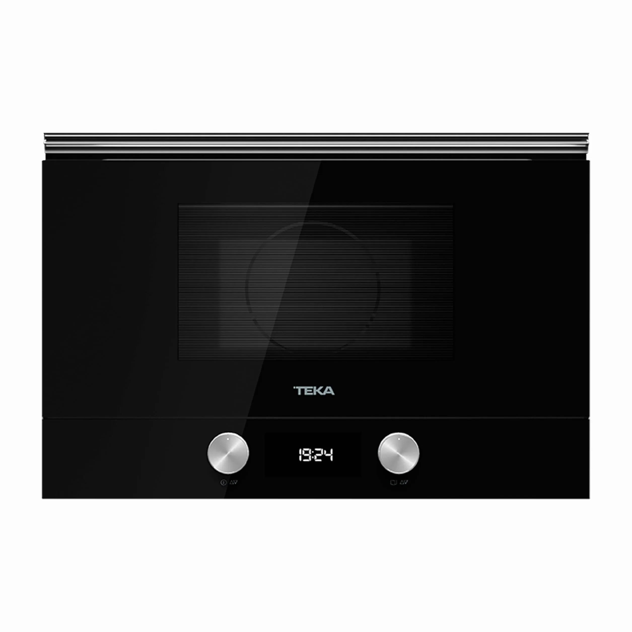 Teka ML 8220 BIS L Microondas de Integración Grill Urban Colors Edition Base Cerámica 5 Niveles Potencia 9 Menús Acceso Directo Cristal Negro