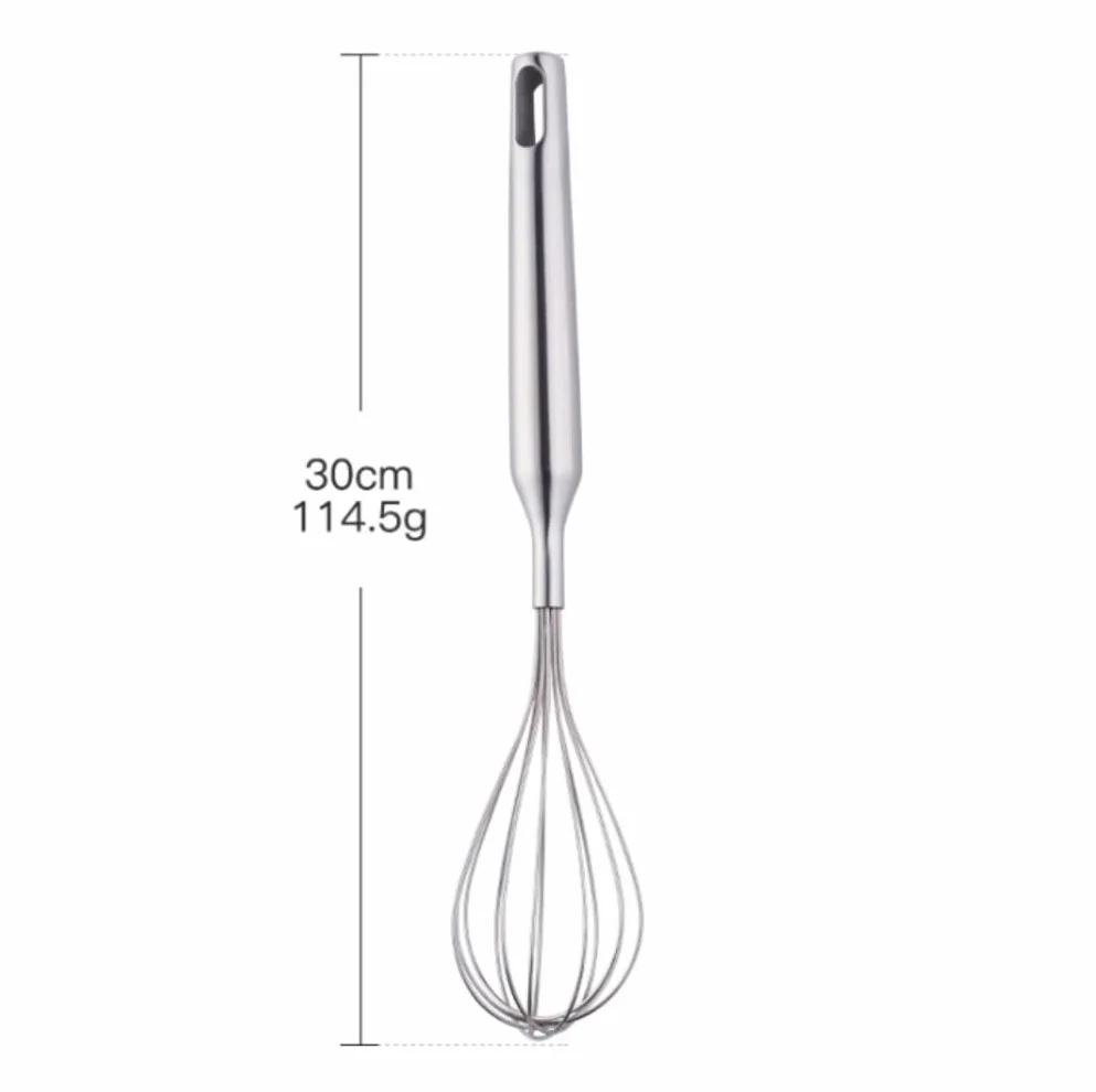 Batidor Varillas Cocina Batidor De Huevos Manual De Acero Inoxidable Con Gancho For Harina, Pastel, Crema De Huevo, Herramienta For Hornear, Batidor De Huevos Barillas Batir Batidor De Huevo(Blue,Silv