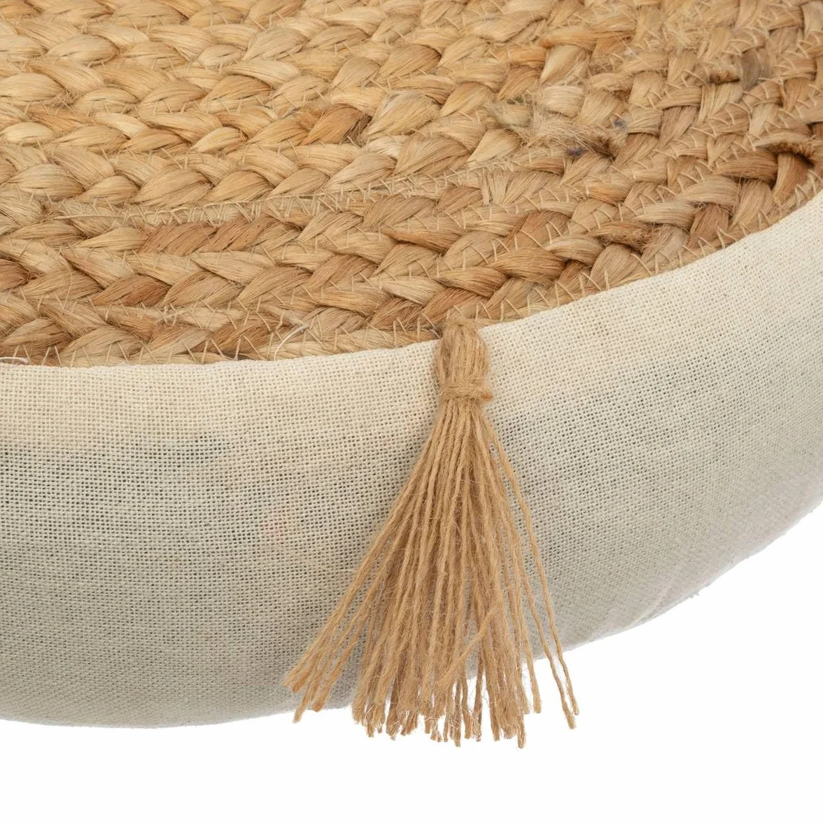 Atmosphera Cojín de Suelo Rituality Yute D. 38 cm