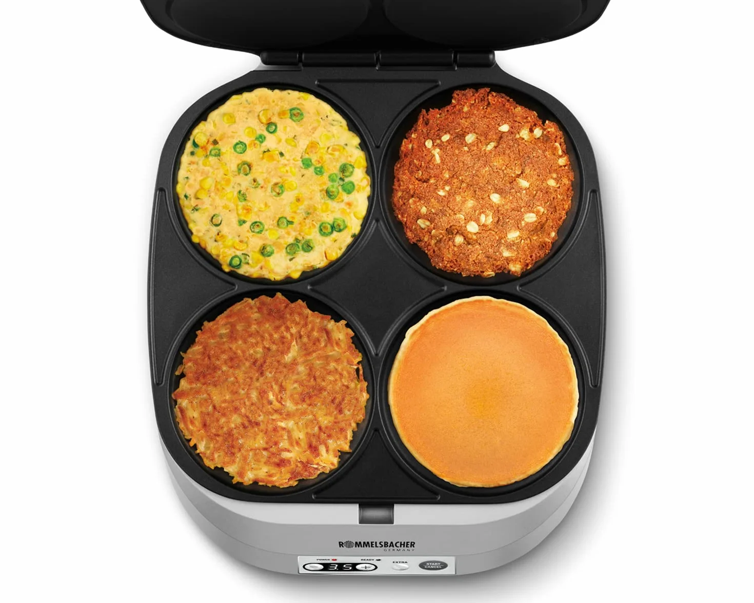 Rommelsbacher Pancake Maker 4 Baking Trace 13,5cm PC 1800 (PC 1800)