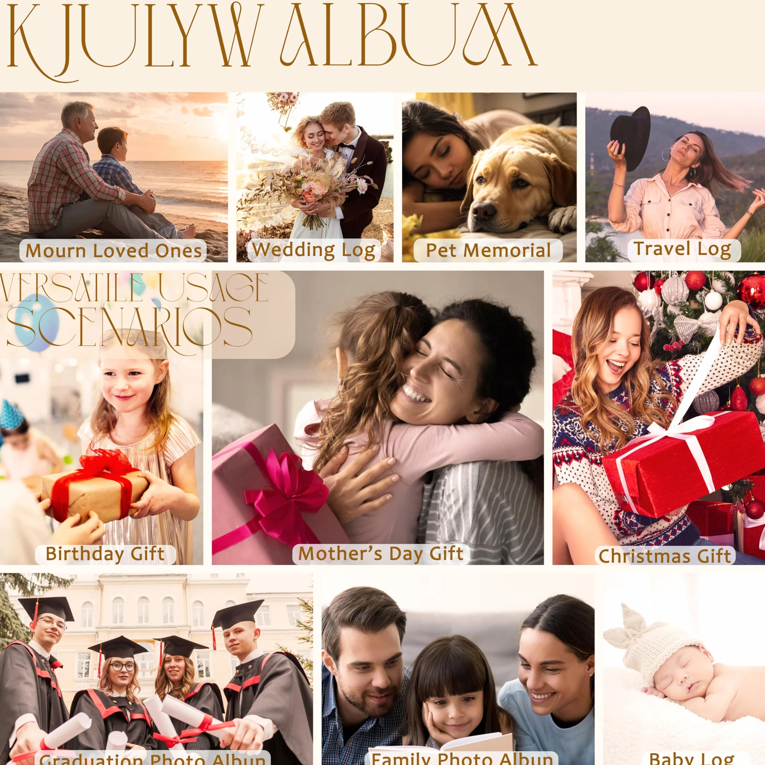 Álbum de fotos de perro de 4 x 6 pulgadas, regalos para amantes de los perros, diseño abstracto azul, pequeño álbum de fotos para 18 bolsillos, con capacidad para 36 fotos, álbum de fotos para