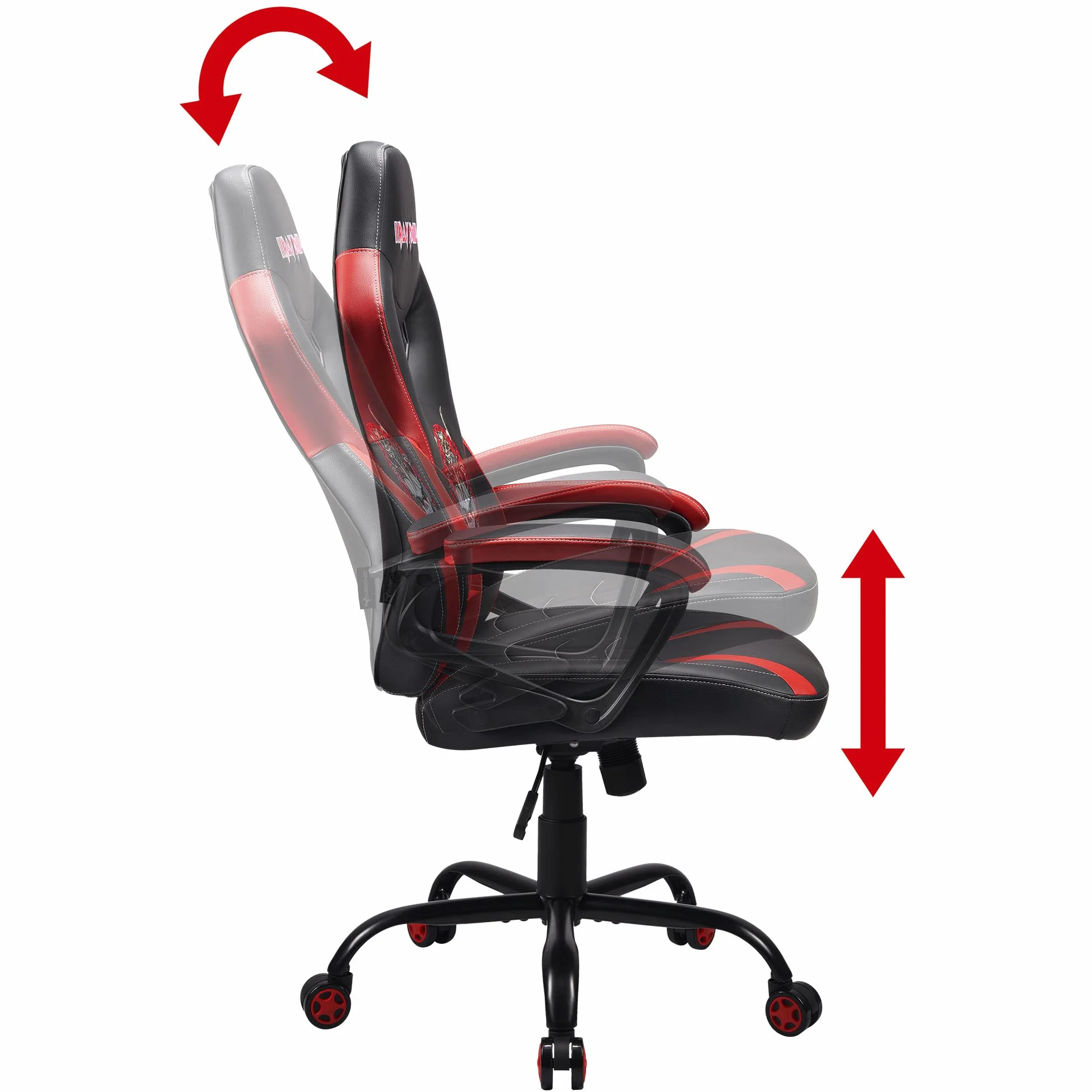Subsonic Iron Maiden - Silla Gaming - Asiento Gamer para Escritorio - Sillon de Oficina Tall S/M