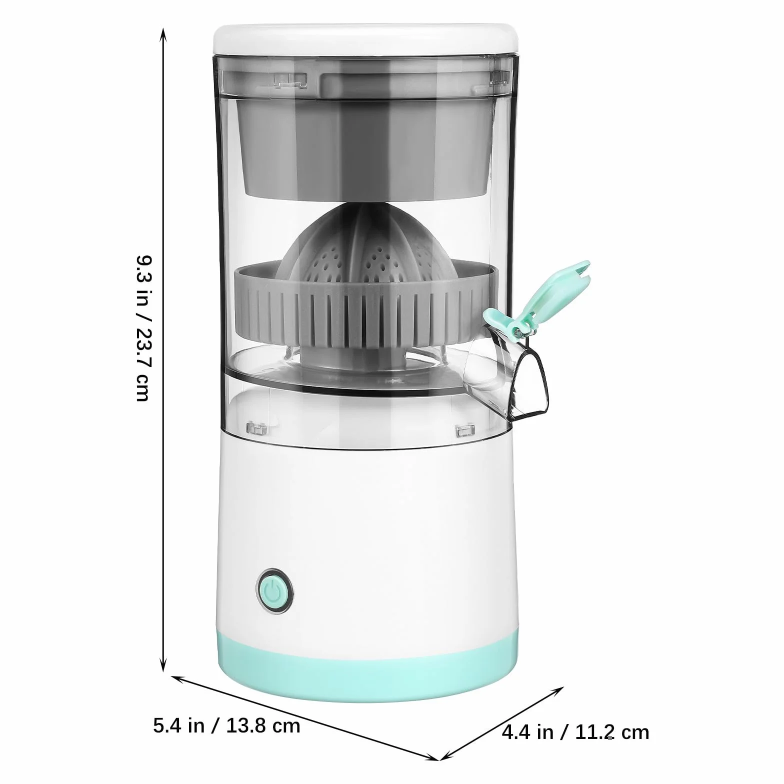 VICASKY Exprimidor Eléctrico Portátil para Frutas Exprimidor Automático sin Cables Máquina Compacta para Zumos de Naranja y Fruta Fácil de Usar y Recargable