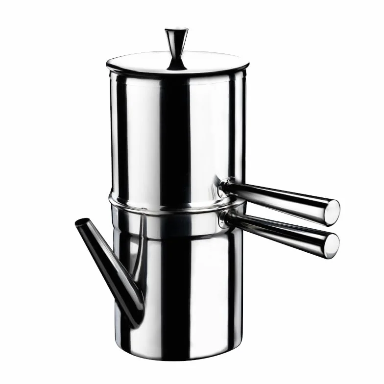 ILSA - Cafetera napolitana, inducción, acero inoxidable 18/10, tazas 9