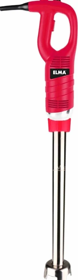ELMA Batidora de Mano Profesional, Brazo Triturador de Acero Inoxidable de 40 cm Extraíble | Motor Potente de 450W, Velocidad Variable, Ideal para Hostelería y Cocinas Industriales, Color Rojo