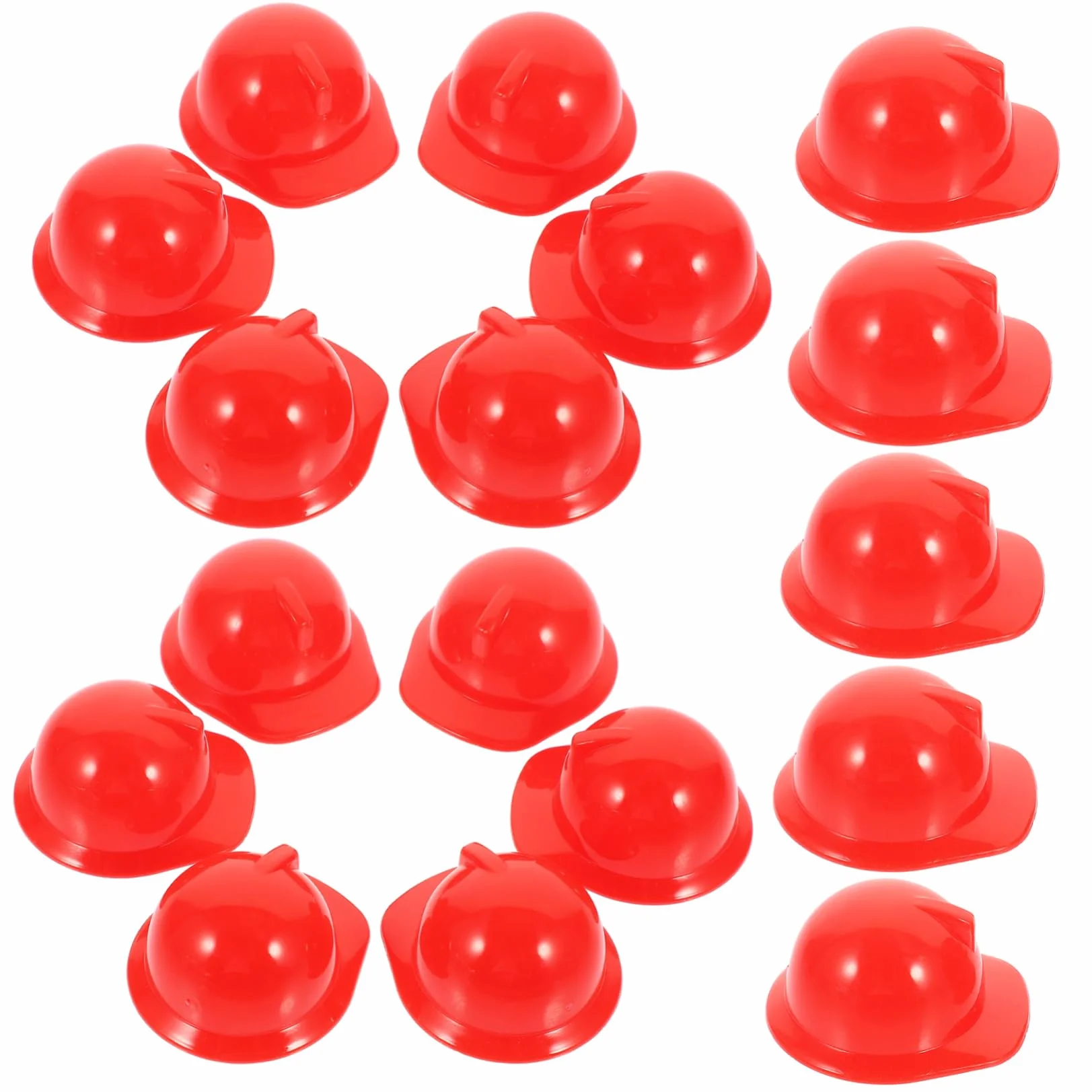 BESPORTBLE 20piezas Mini Casco Construcción Decorativo Plástico para Muñecas y Mascotas Casco Seguridad Sombrero Fiesta Accesorios