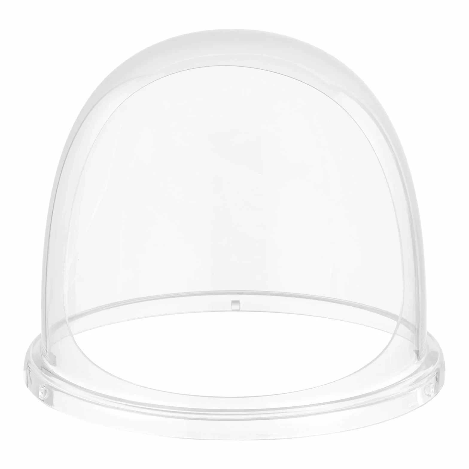 VEVOR Cubierta para Máquina de Algodón de Azúcar, Cúpula Acrílica Transparente, Compatible con Recipiente de Máquina de Algodón de Azúcar 381 mm, para Fiestas, Tiendas, Diseño de Ranura Inferior