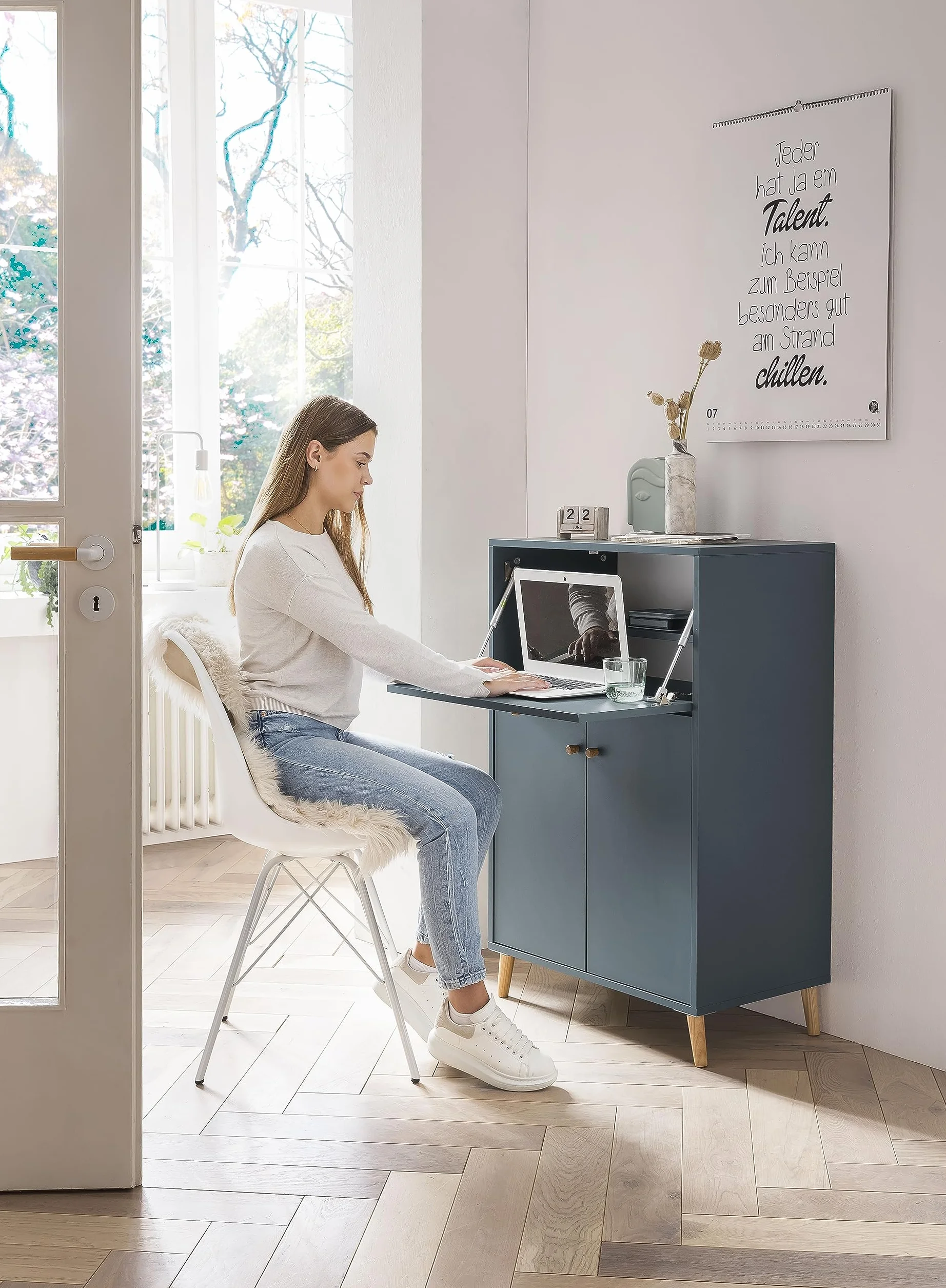 Schildmeyer Serie Rena 500 153501 - Escritorio Color fiordo, 65,2 x 39 x 101,7 cm