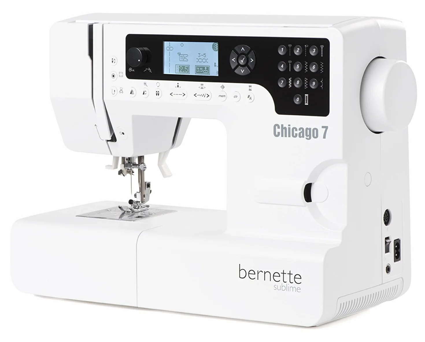BERNINA 4260366210536 - Maquina de Coser y Bordar Bernette Chicago 7
