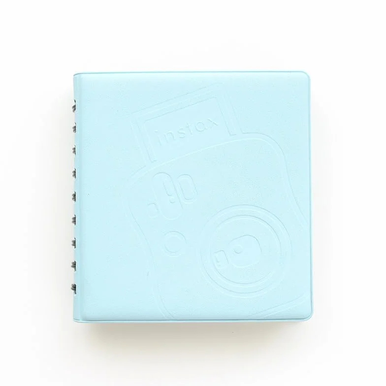 Álbum de Fotos Libro de Fotos, Álbum de Fotos con 68 Bolsillos, miniálbum de Fotos instantáneo, Estuche for Fotos de películas de 7, 8, 25, 50, 70 y 90(Purple)