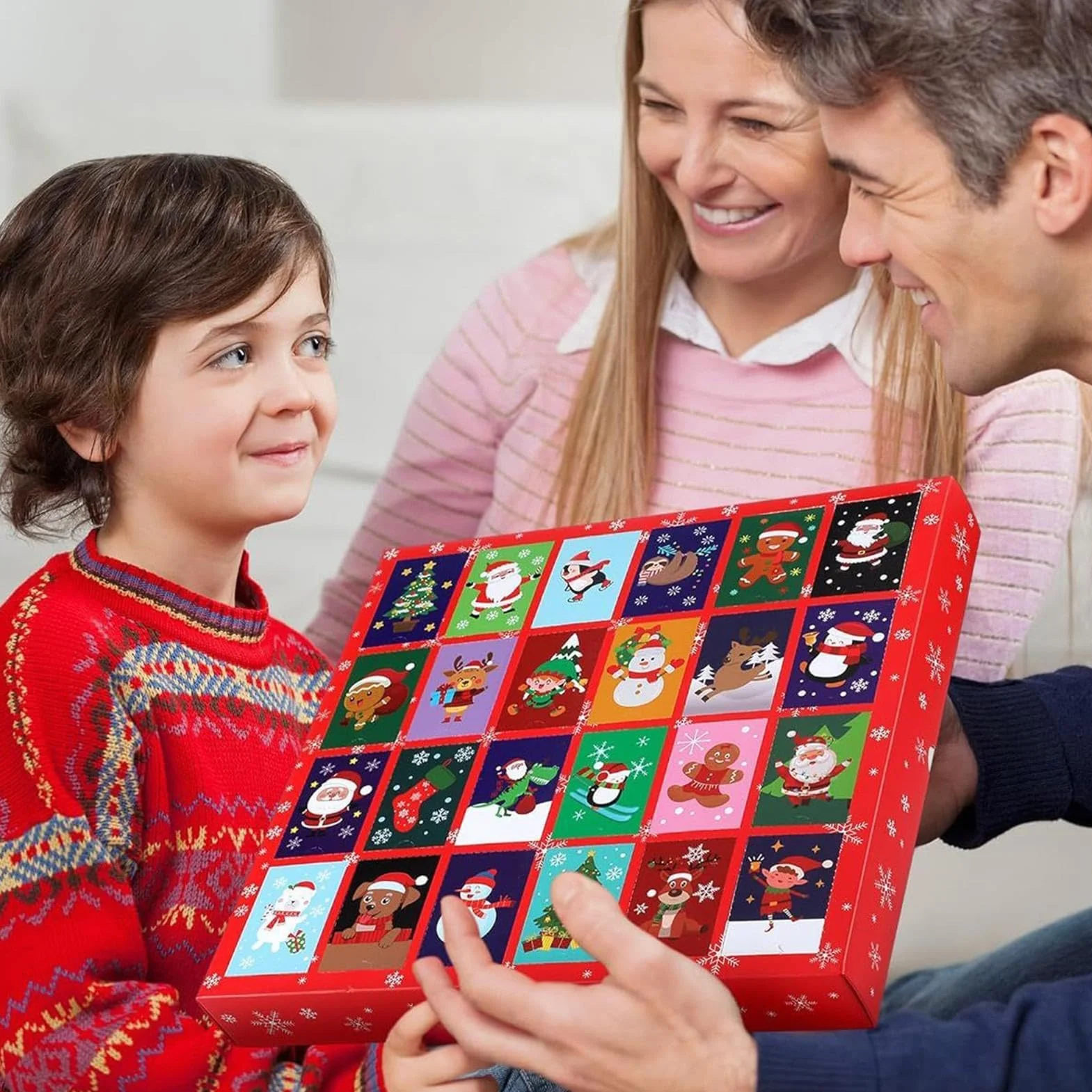 Calendario Cuenta Regresiva Navideño Para Mujer 24 Pares De Calcetines Y | Calcetines Unisex Calendario De Adviento 24 Días Para Adolescentes Niños Niñas V