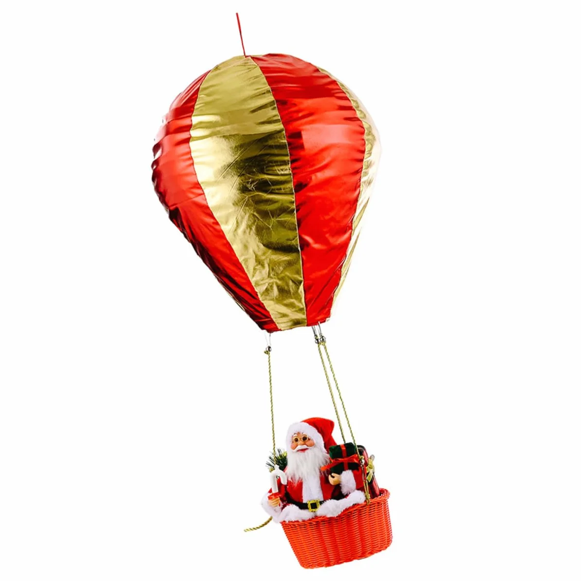 PRETYZOOM Globo Aerostático de Papá Noel Decorativo para Techo Colgante Adorno Navideño Clásico Colores Festivos Resistente y Divertido para Decoración Hogares y Centros Comerciales