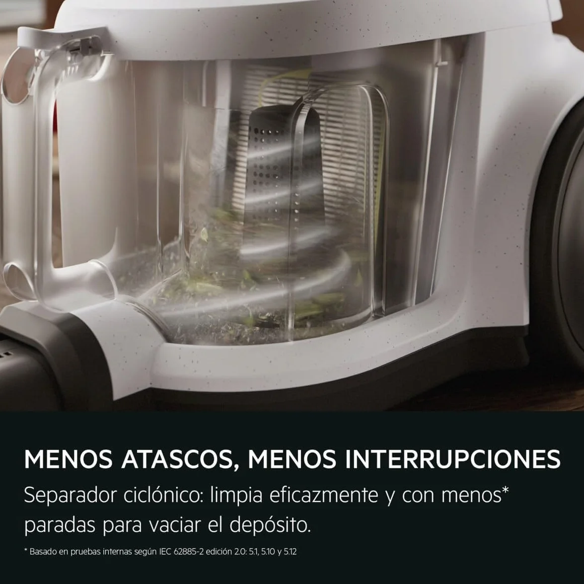 AEG Clean 5000 Aspiradora sin Bolsa AL51C1LDB, Aspirador de Suelo para Todo Tipo de Superficies, 1000 W, Radio de Acción 9 m, Depósito 2 L, Filtro HEPA Lavable, 50% Material Reciclado, Azul