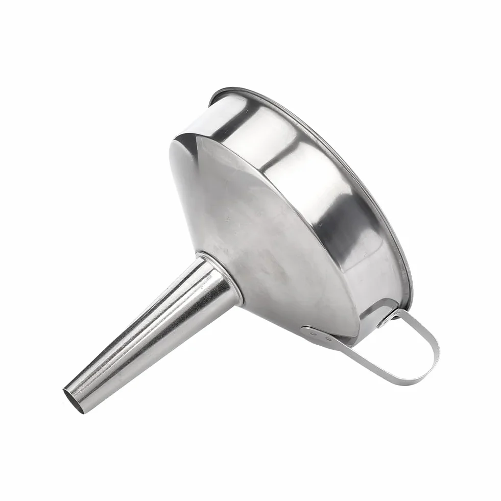 Embudo de Cocina de Acero Inoxidable 4.4 Pulgada con Asa para Llenar Botellas