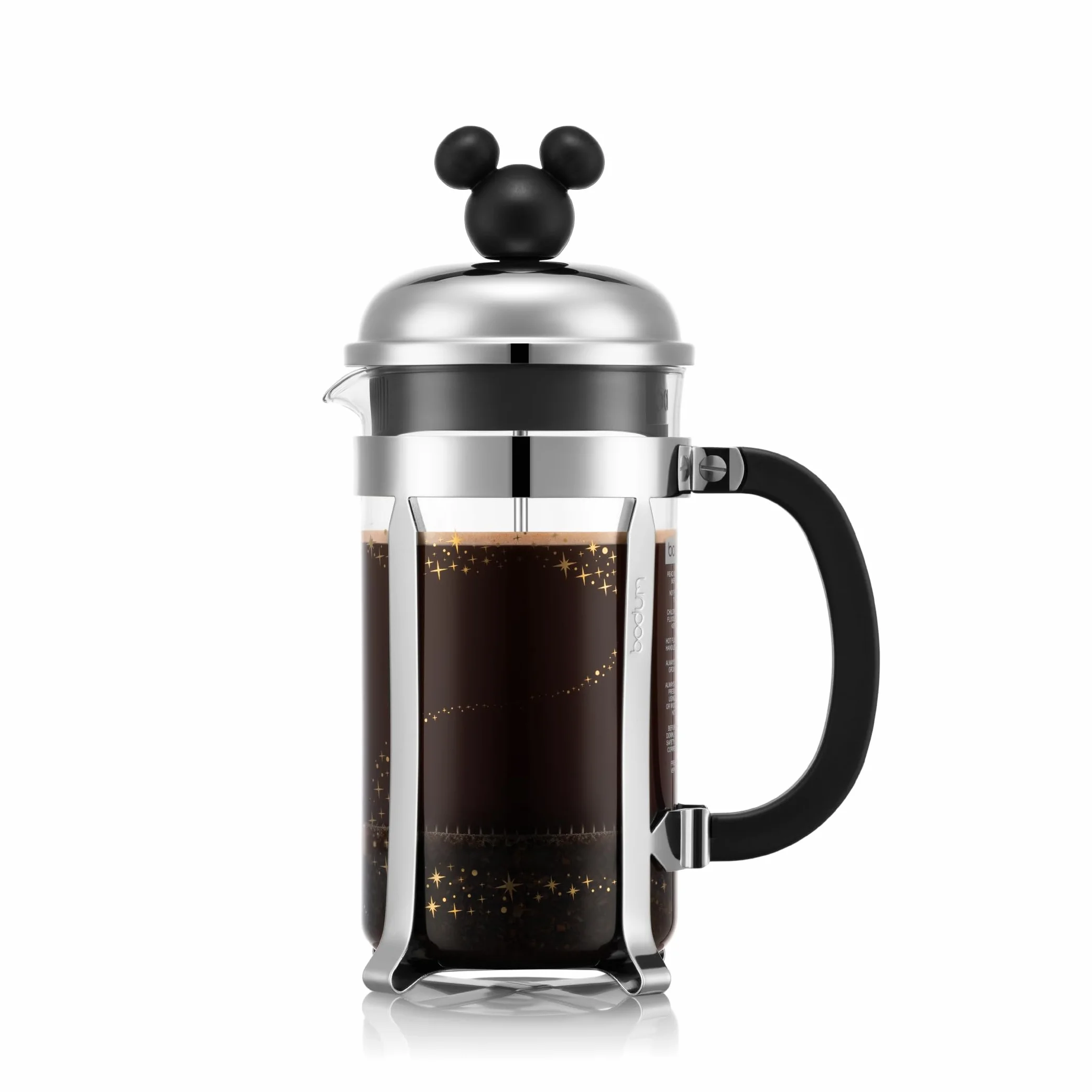 Bodum CHAMBORD - Cafetera de prensa francesa, 8 tazas, Disney -Mickey
