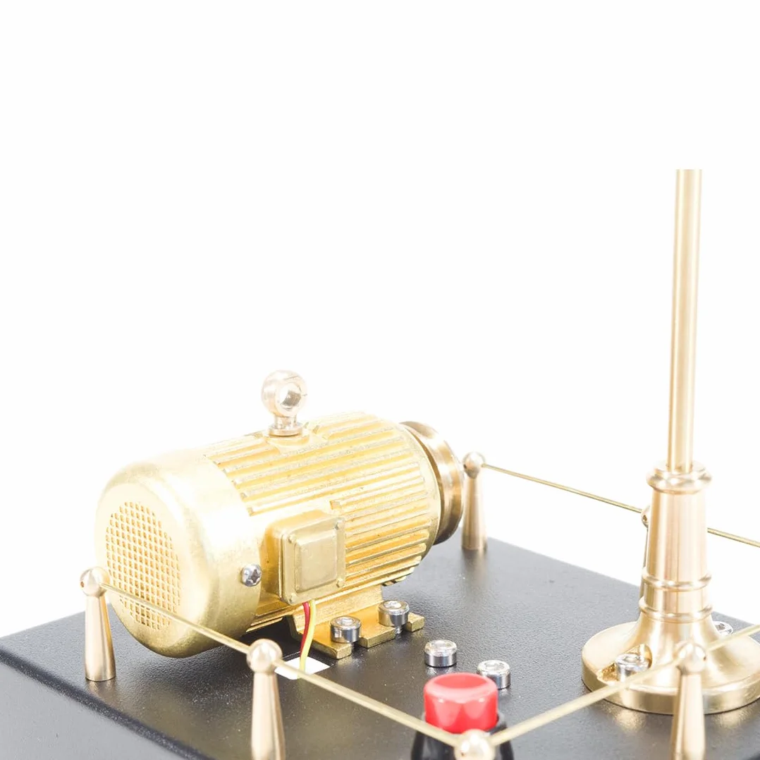 Retrol - Juego de mini generador de vapor y lámpara de escena, kit de accesorios de modelo de motor de haz de vapor, educación de experimentos de ciencia física