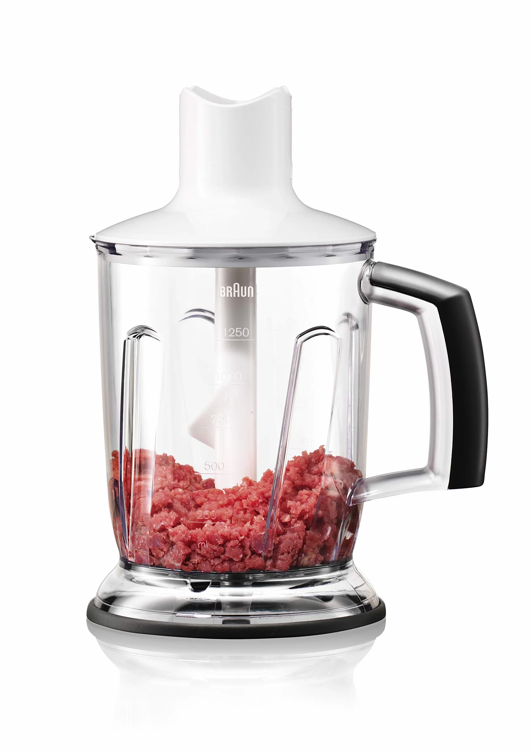 Braun Minipimer MQ40 - Accesorio picadora, 1.25 l, color blanco