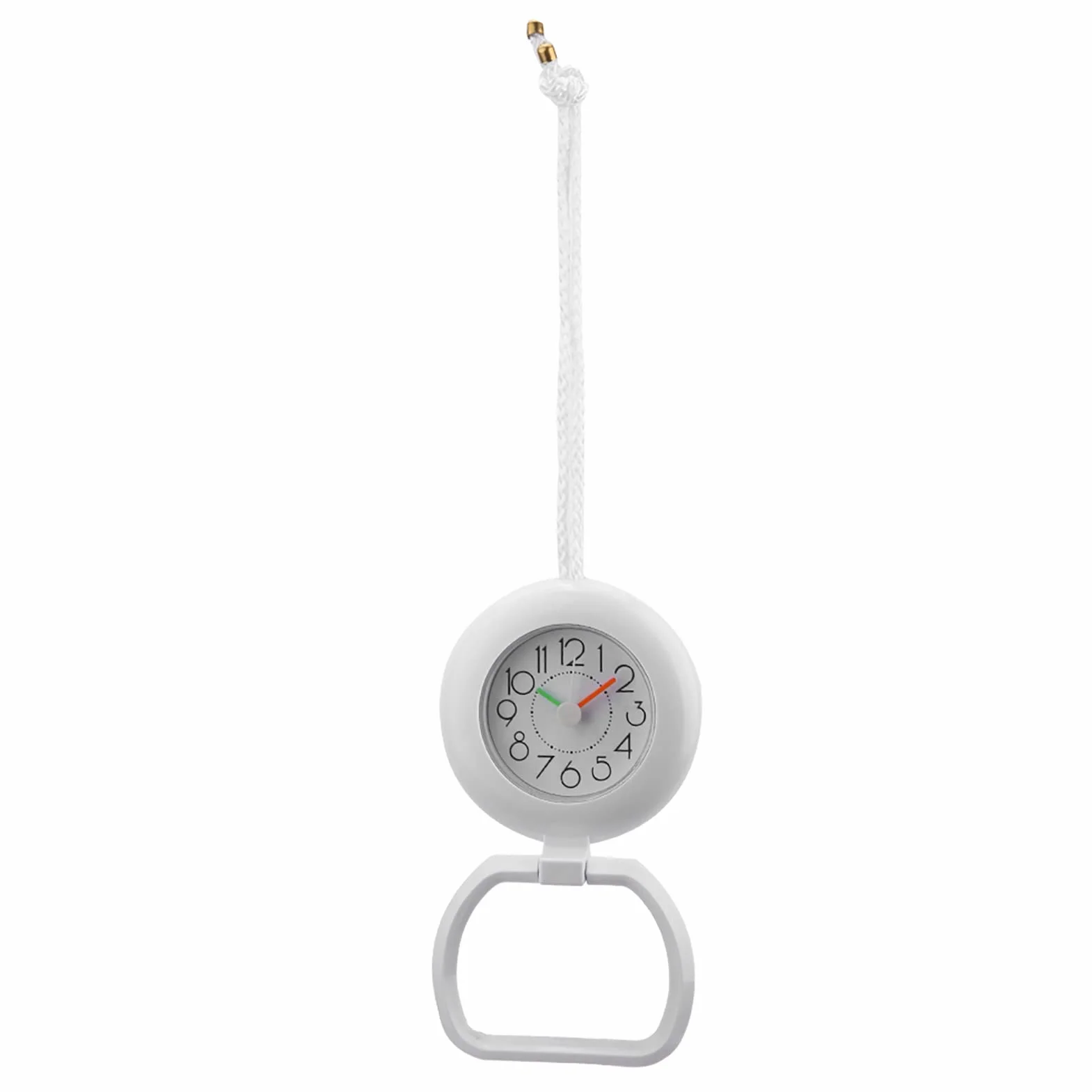 Reloj de Ducha Impermeable Doble Uso Plástico 12,2x9x14,3 Cm Blanco