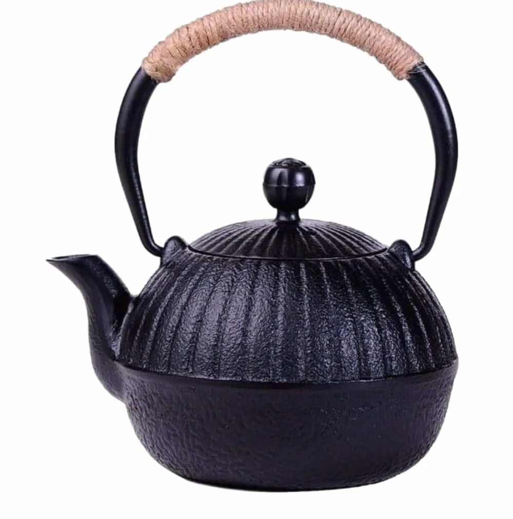 Tetera de Hierro Tetera Japonesa Tetera Japonesa De Hierro Fundido, Tetera, Tetera De 550ML, Teteras para Cocina Casera Tetera Hierro Fundido Hervidor de Hierro Fundido