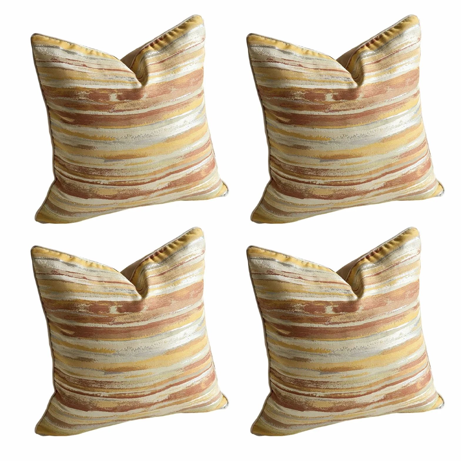 Fundas de Cojines Boho de Granja de Poliéster Suave, Estilo Bohemio Vintage Elegante para Decoración de Sala de Estar, Fundas de Cojines Boho de Granja (50,8x50,8 cm/20x20 Pulgadas)
