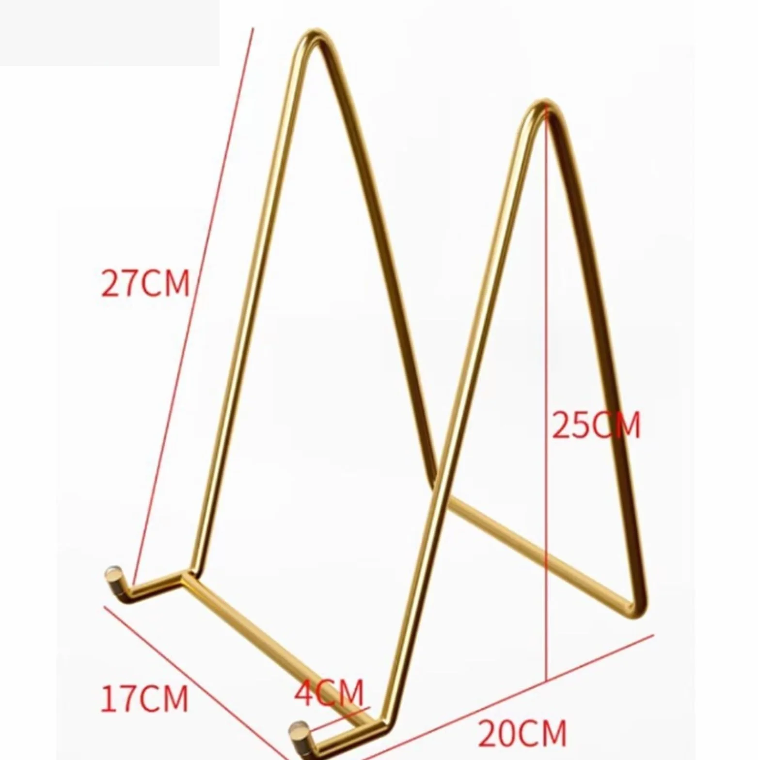 Atril para Libros Lectura El Soporte For Libros De Recetas Mantiene Fácilmente Un Libro De Cocina O Un Libro De Recetas Abierto For Cocinar Fácilmente. Estante De Recetas(Gold,27cm)