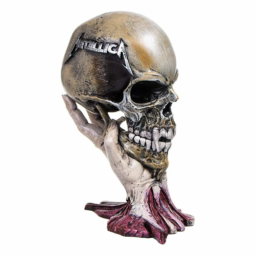 Nemesis Now Metallica Sad But True Skull 22 cm, Resina, Gris Pardo