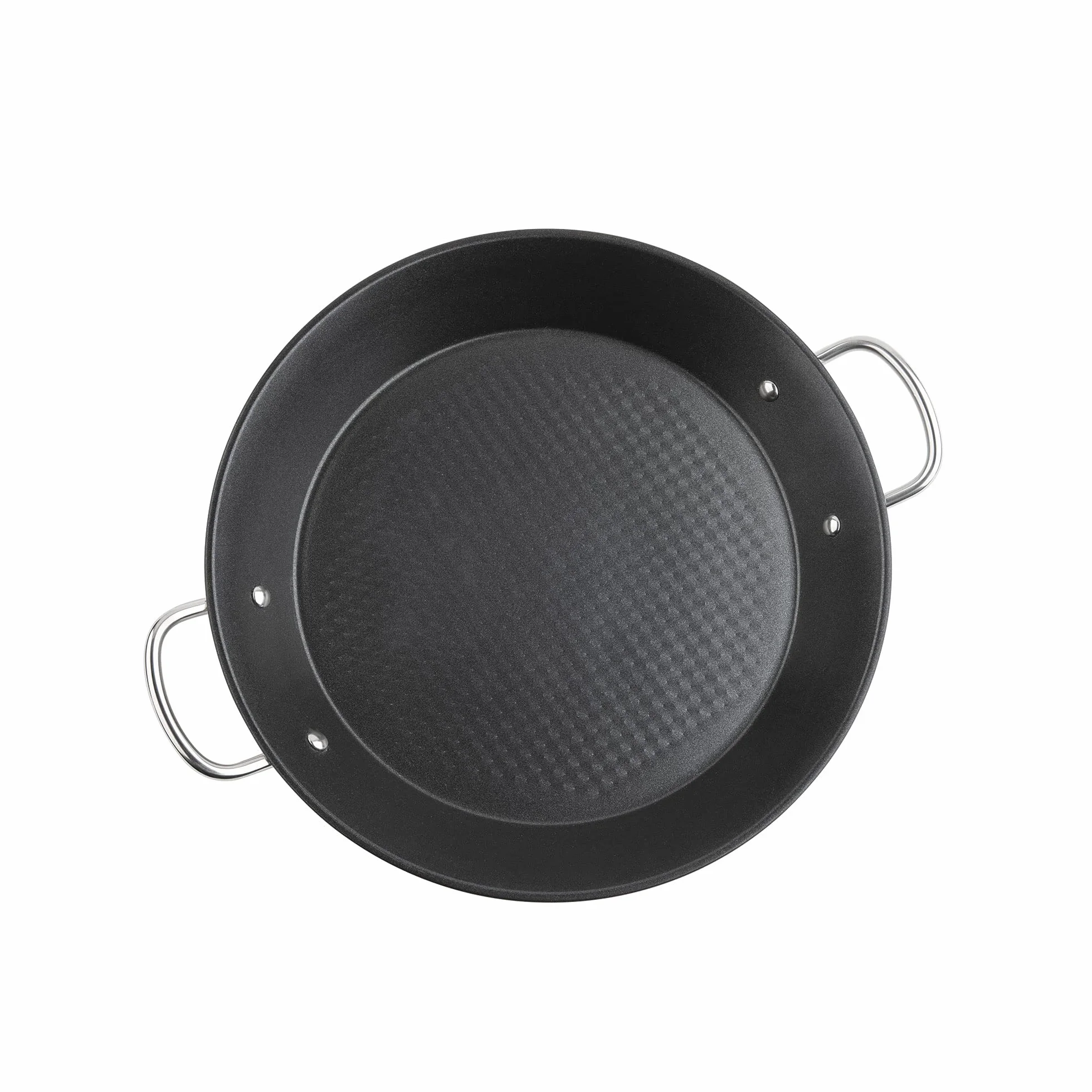 Jata HPAE2132 - Paellera Inducción de Acero Inoxidable, Apta para Todas las Cocinas, también Inducción, Apta para Horno, Recubrimiento Antiadherente, Fácil limpieza, Diámetro de 32 cm