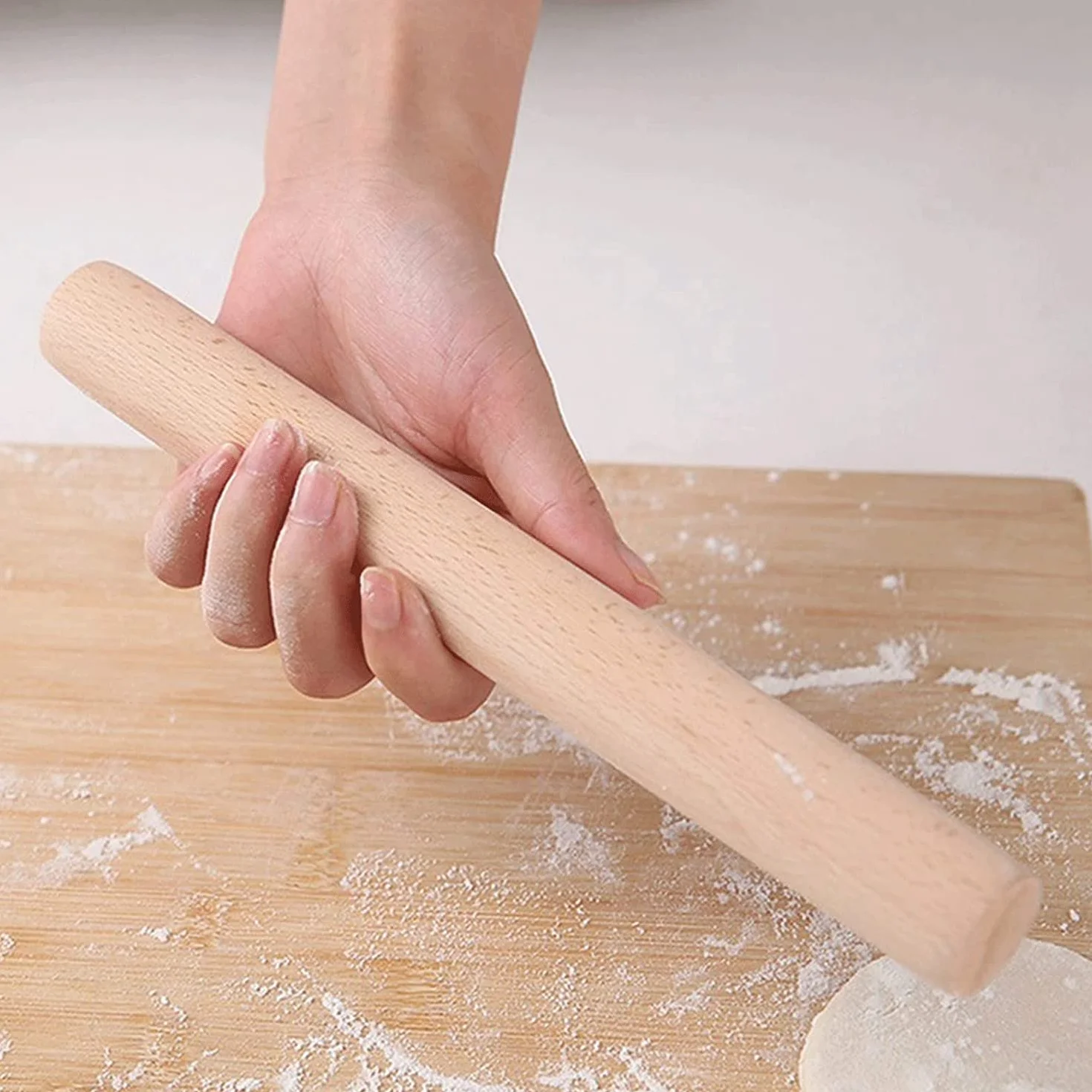 ACiyD Rodillo de amasar para Hornear Cocina Rodillo de Madera Rodillo de Masa de Cocina Herramientas para Hornear Accesorios Manualidades Hornear Fondant Herramienta de decoración de Pasteles Pin