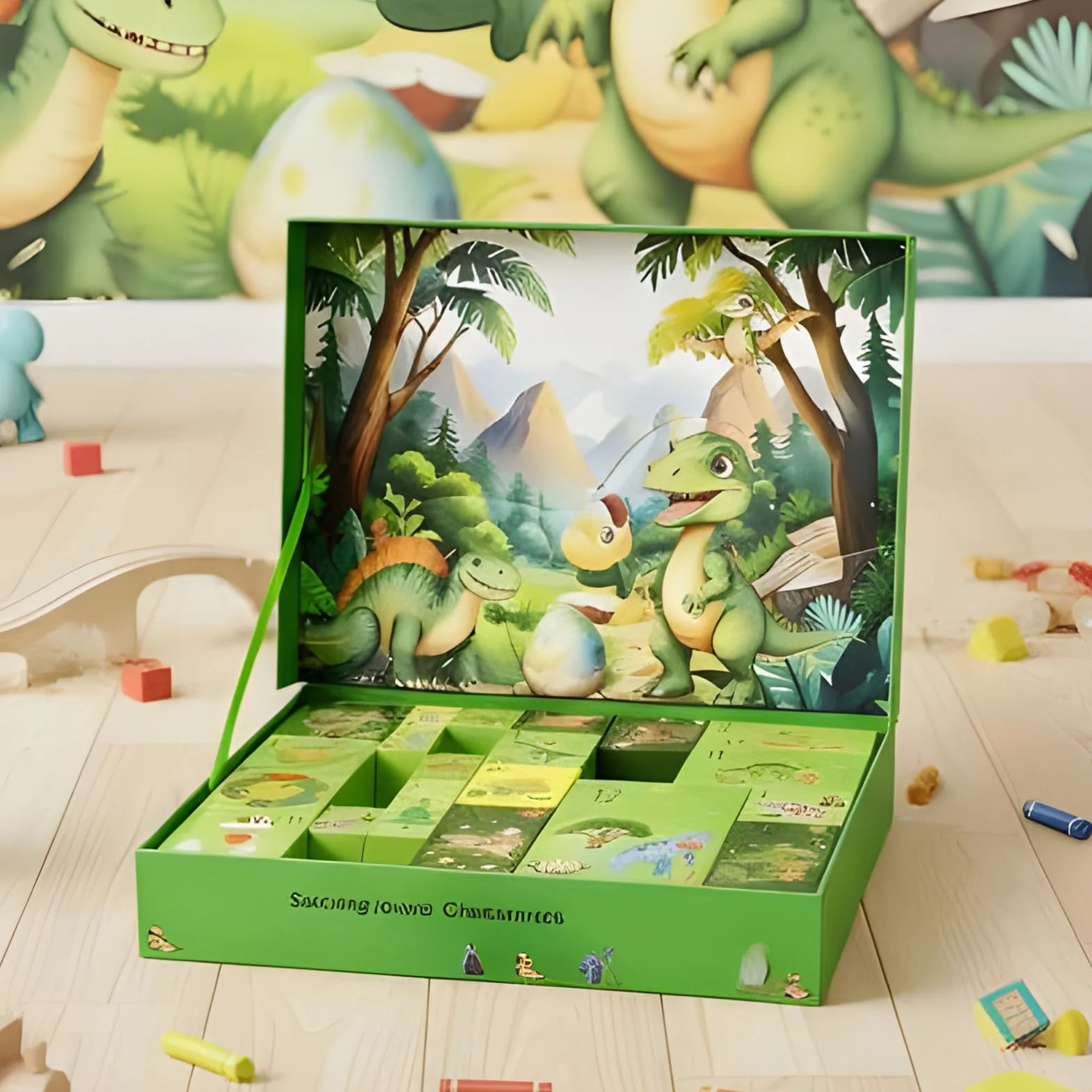 Calendario de Adviento de Navidad Dinosaurio 2025 Modelo de Coche 24 Días | Calendario de Adviento de Juguete de Coche para Niños Para Niños Y Niñas Sala De Estar Dormitorio Actividad Familiar