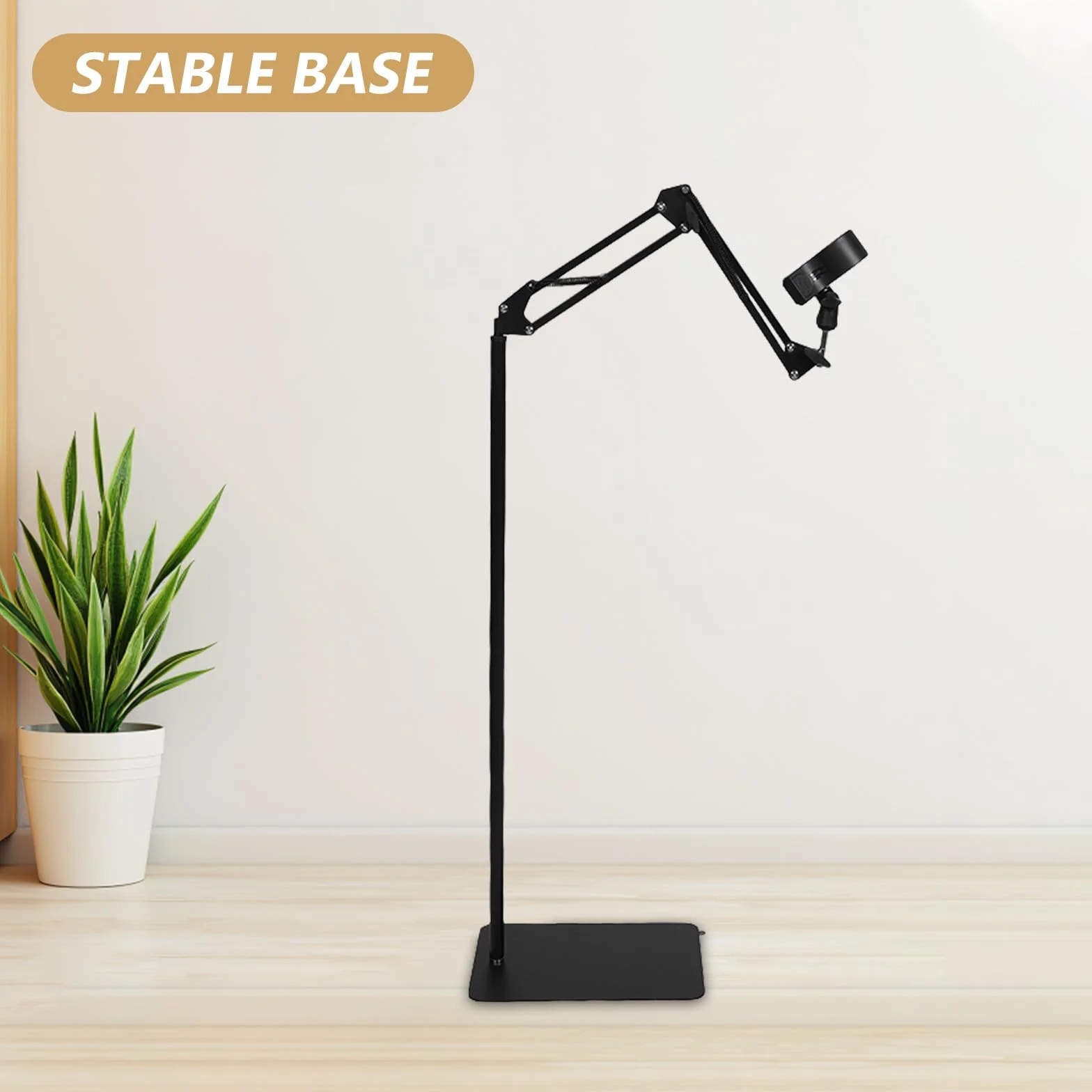 Ipetboom Soporte para Secador de Pelo Abrazadera Ajustable Soporte Manos Libres para Baño Salón Dormitorio Material y Resistente